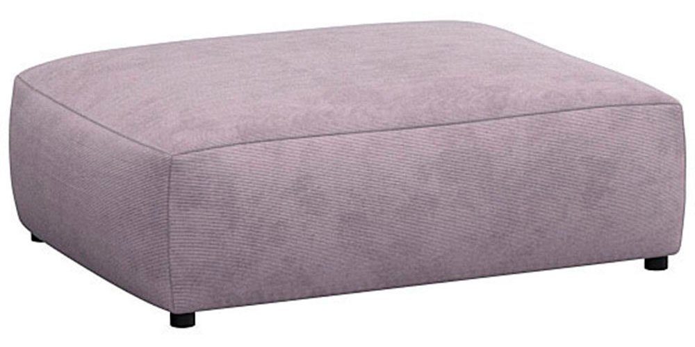 FLEXLUX Pouf Lucera, modern & anschmiegsam, Kaltschaum, Stahl-Wellenunterfederung