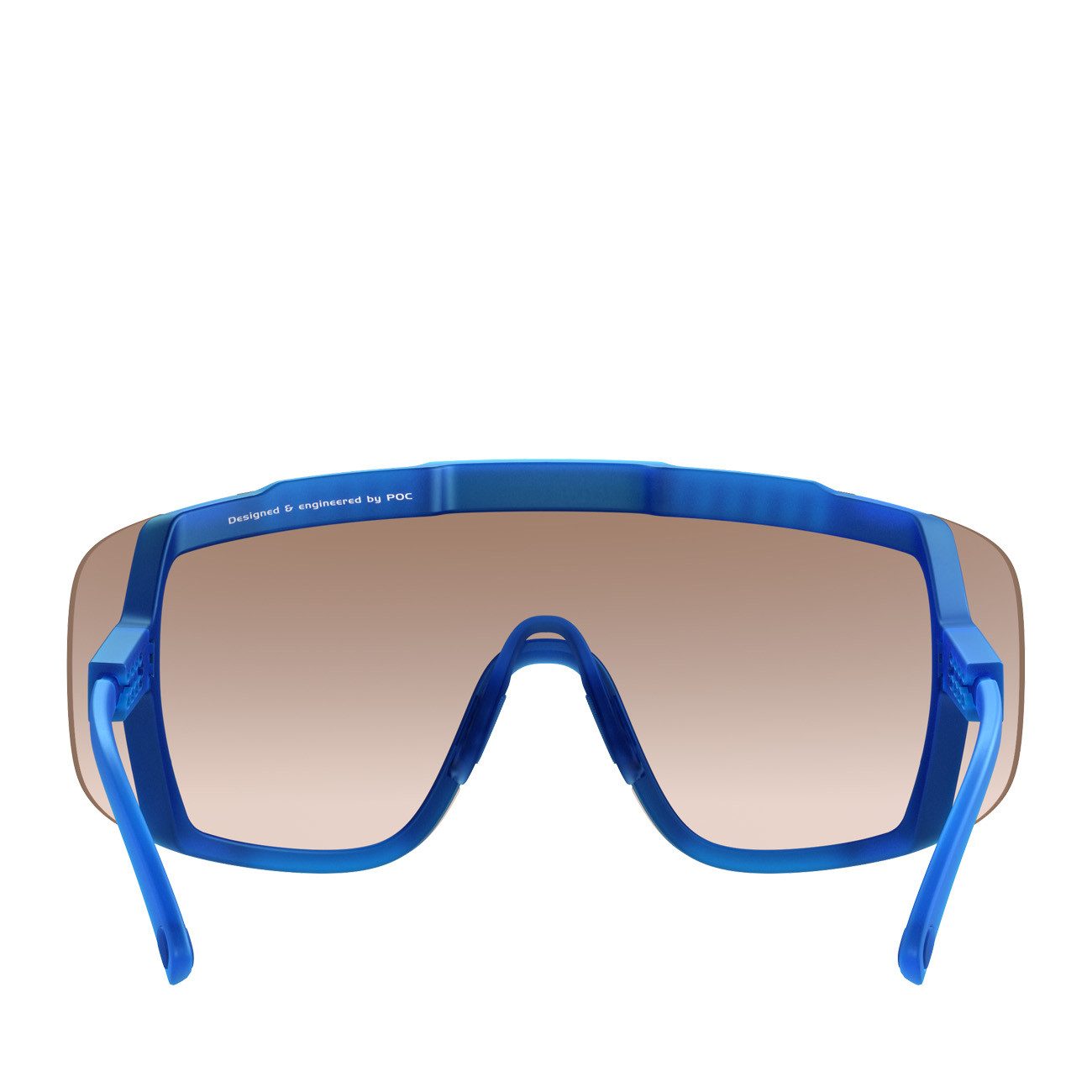 POC Sportbrille POC Devour Sunglasses Opal Blue Translucent Brown Silver Mirror