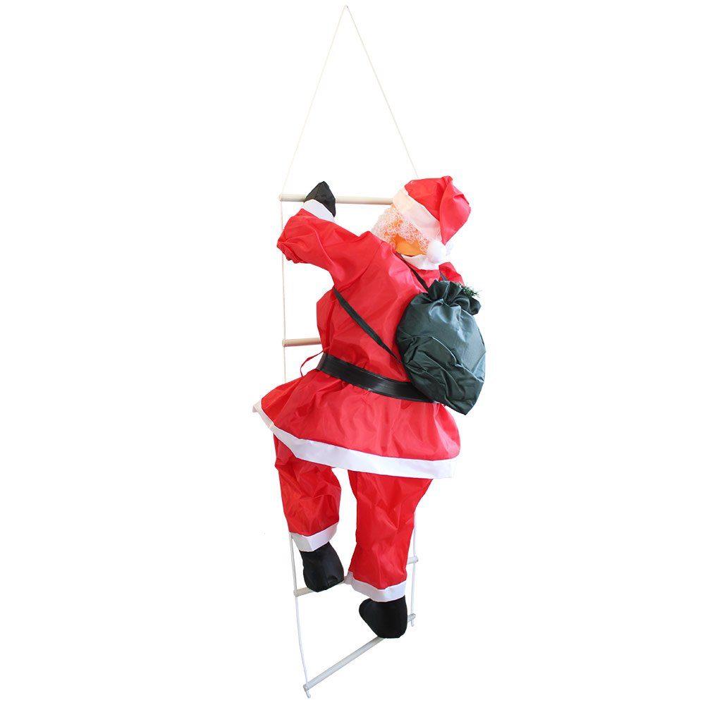 en.casa Weihnachtsmann, Nikolaus auf Leiter 85cm Weihnachtsdekoration  online kaufen | OTTO