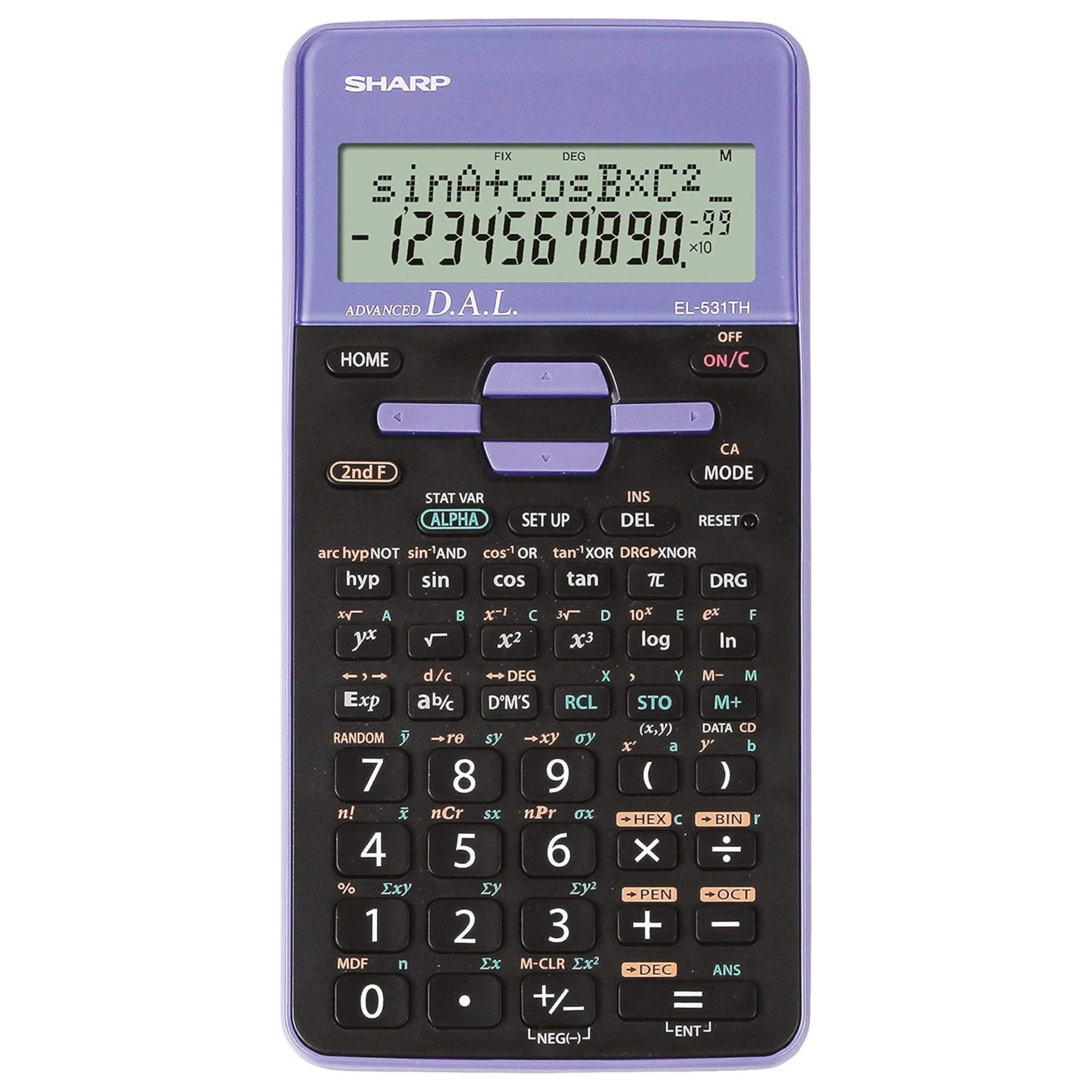 Sharp Taschenrechner Sharp EL-531TH Violett