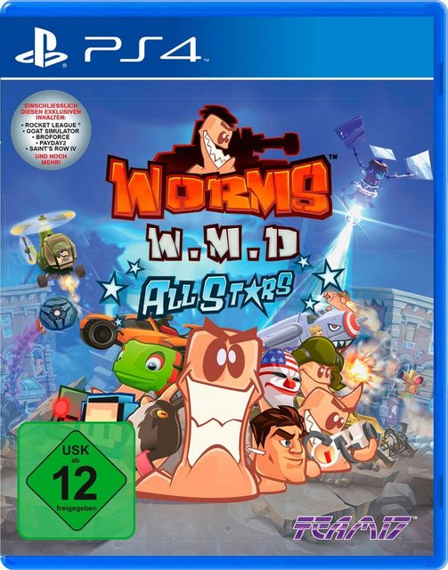 Worms W.M.D. All Stars – Weapons of Mass Destruction PlayStation 4, Software Pyramide
