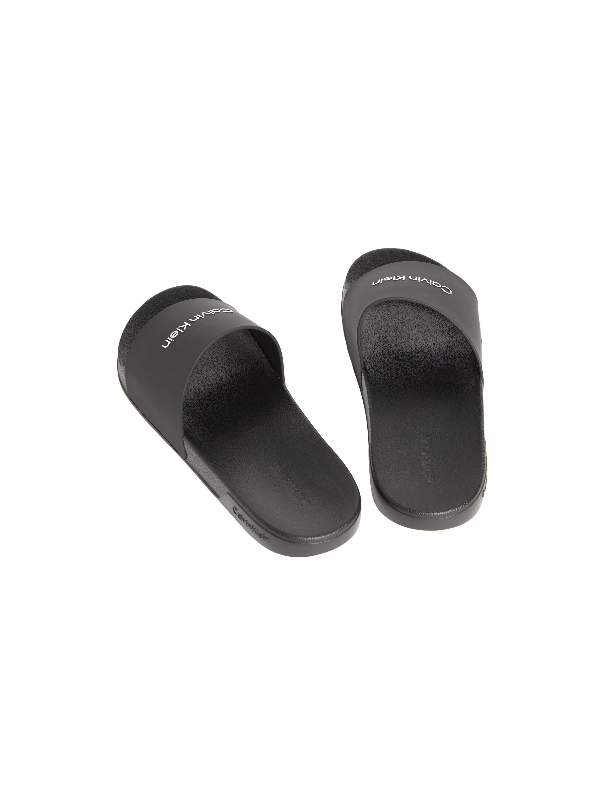 Calvin Klein ESS SLIDE MONOBRAND CV Badepantolette Strandschuh, Pool Slides, Flat, Sommerschuh, Pantolette mit Logo