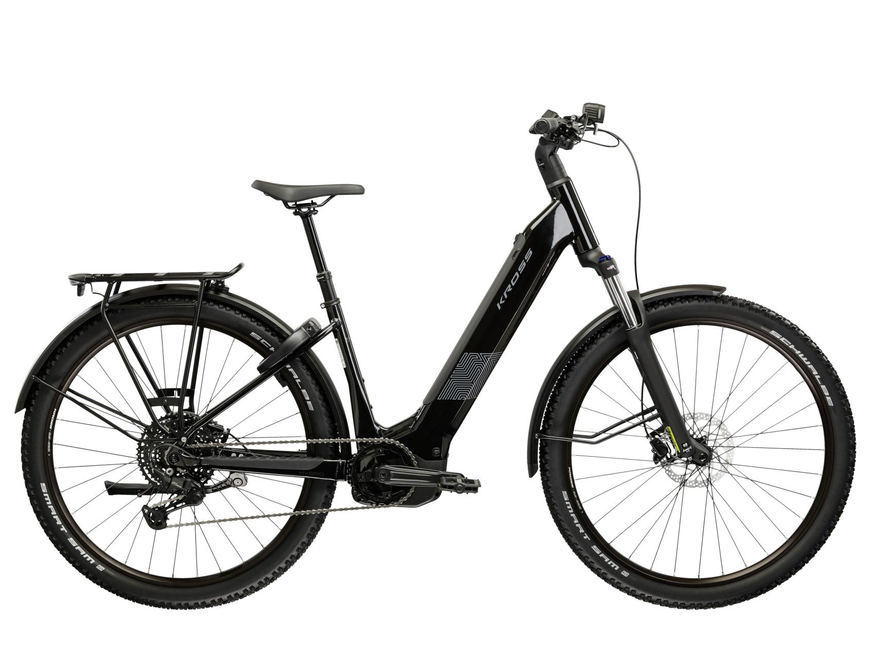 Kross E-Bike ATB Influx Hybrid SUV 3.0 21,3Ah / Bosch 800 Wh 29" schwarz 10 Gänge, 10 Gang Shimano CUES U6000 Schaltwerk, Kettenschaltung, Mittelmotor, 800 Wh, BOSCH PERFORMANCE LINE PX 36 V/250 W, Mittelmotor