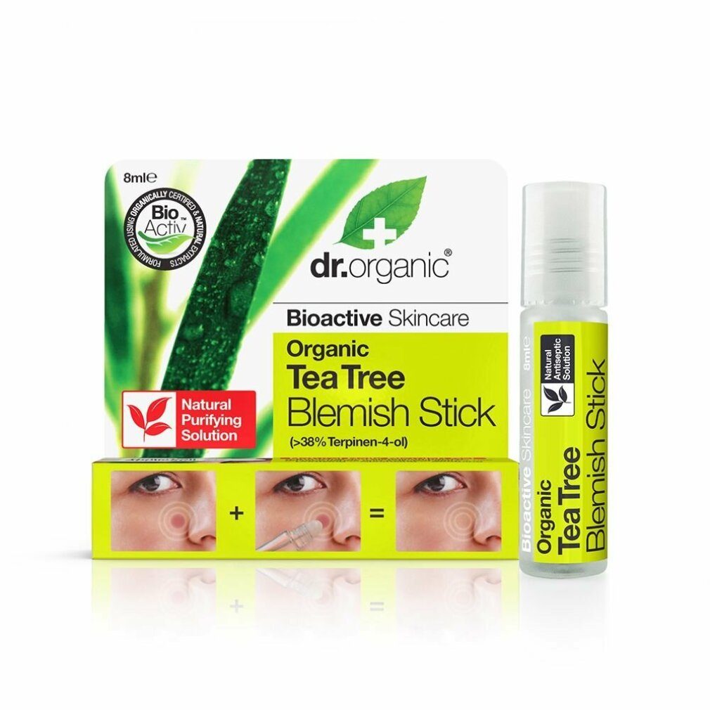 Gesichtspflege Dr Organic Tea Tree Blemish Stick Roll On 8ml