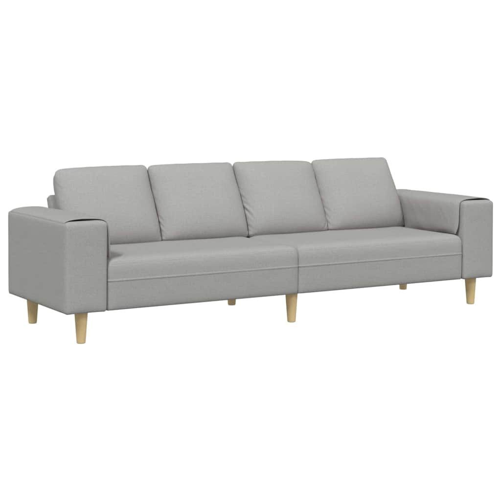 vidaXL Sofa Sofa Set Wolkengrau Stoff, günstig online kaufen