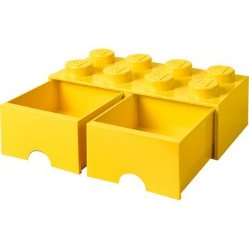 Room Copenhagen Aufbewahrungsbox LEGO Brick Drawer 8 gelb