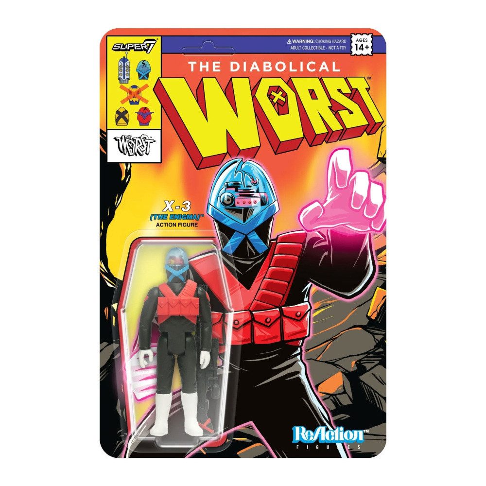 Actionfigur The Worst ReAction Actionfigur Wave 05 Mutant Team X3 The Enigma 10 cm