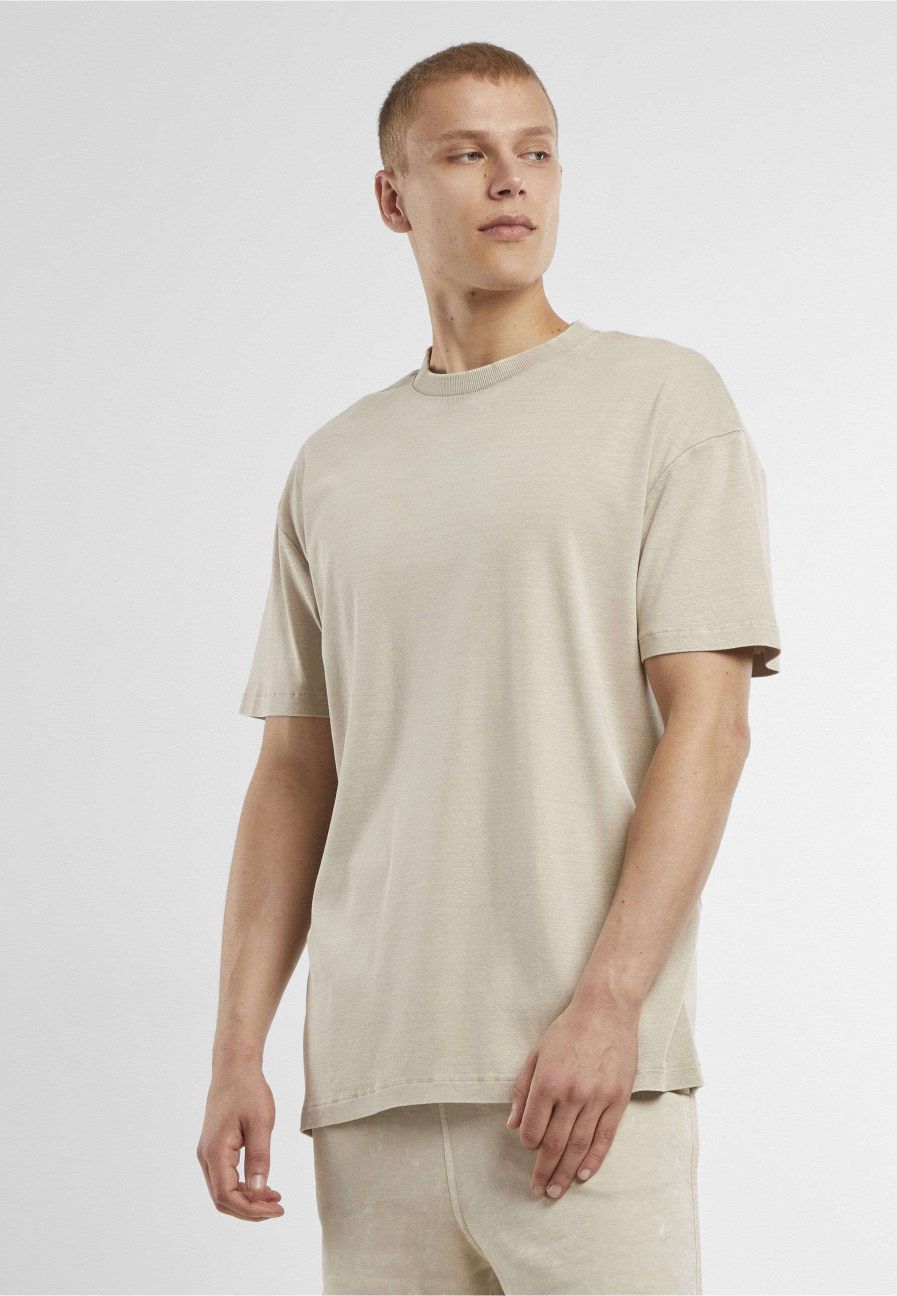 URBAN CLASSICS T-Shirt Urban Classics Washed Rib Tee (1-tlg)