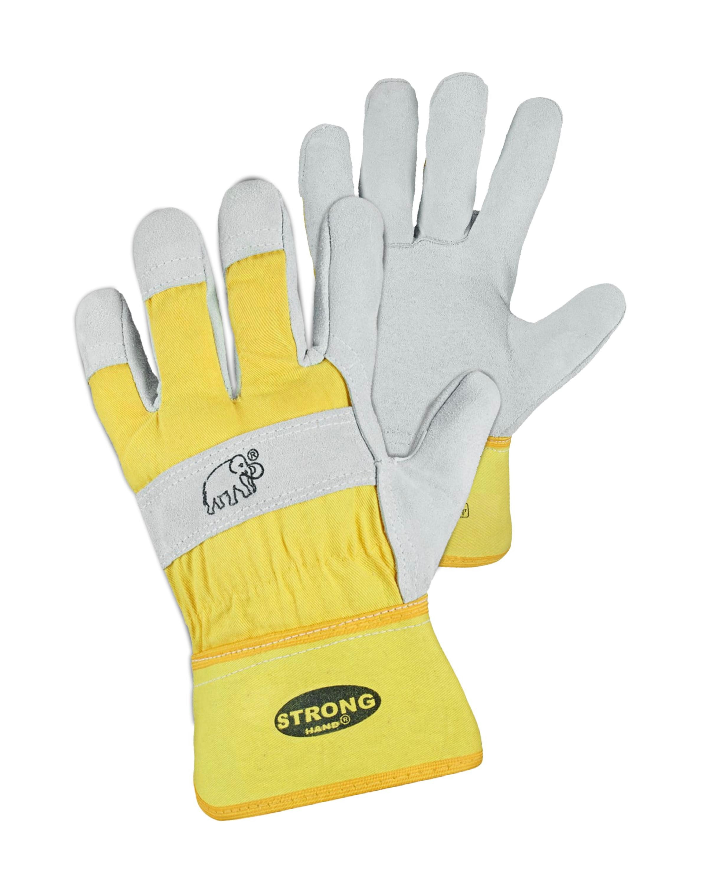 Stronghand Leder-Arbeitshandschuhe Stronghand Mammut Рабочие перчатки (1 Paar Atronghand Mammut Leder-Arbeitshandschuhe) EN388 - 4133X