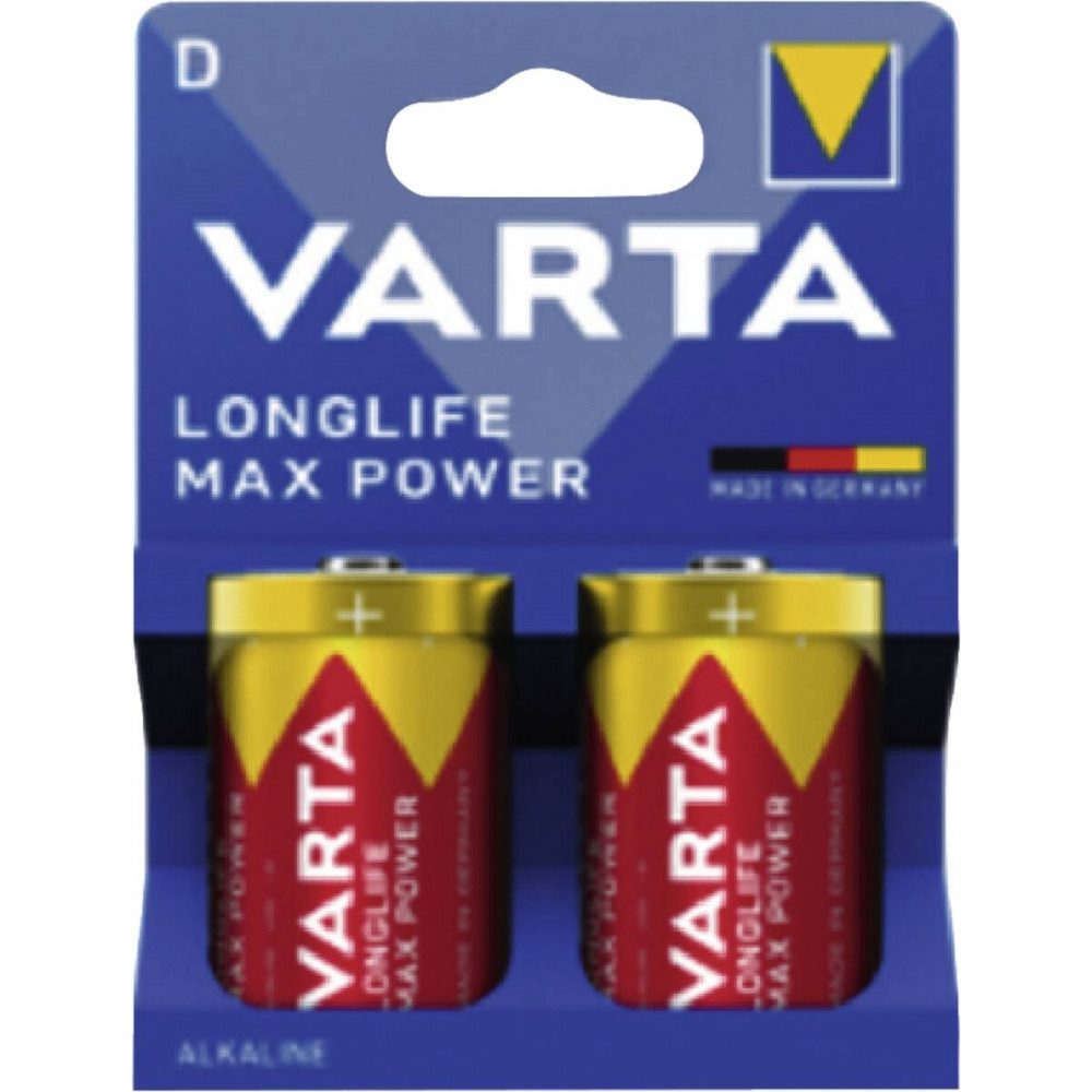 VARTA Varta 4720 LONGLIFE Max Power Mono D Batterien. Akku Varta 4720 LONGLIFE Max Power Mono D, Hohe Leistungsfähigkeit, Lange Lebensdauer, Einfach zu verwenden