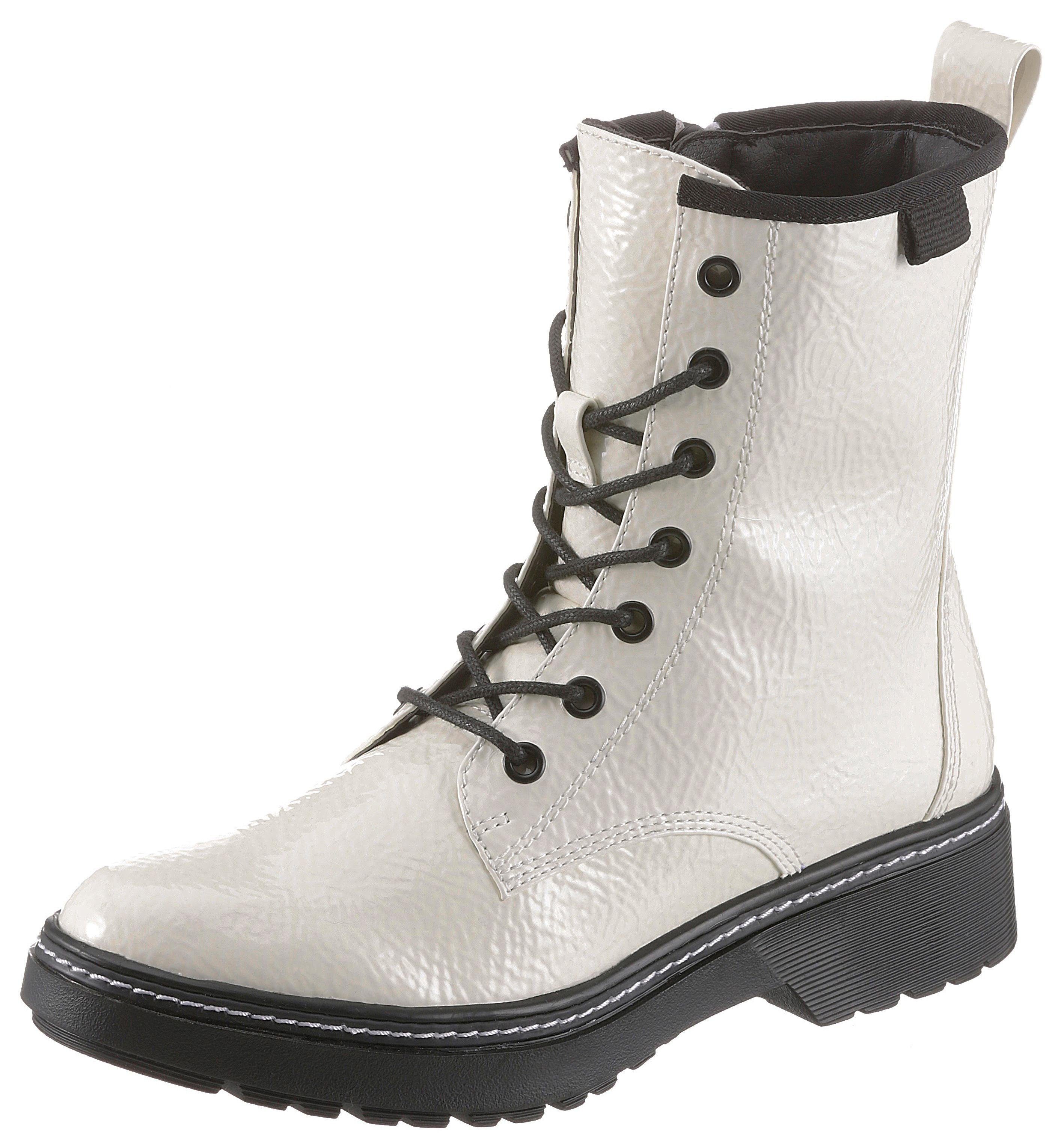 Tamaris Damen Schnürboot Stiefeletten Schnürer Winterboot Stiefel Schuhe rosa