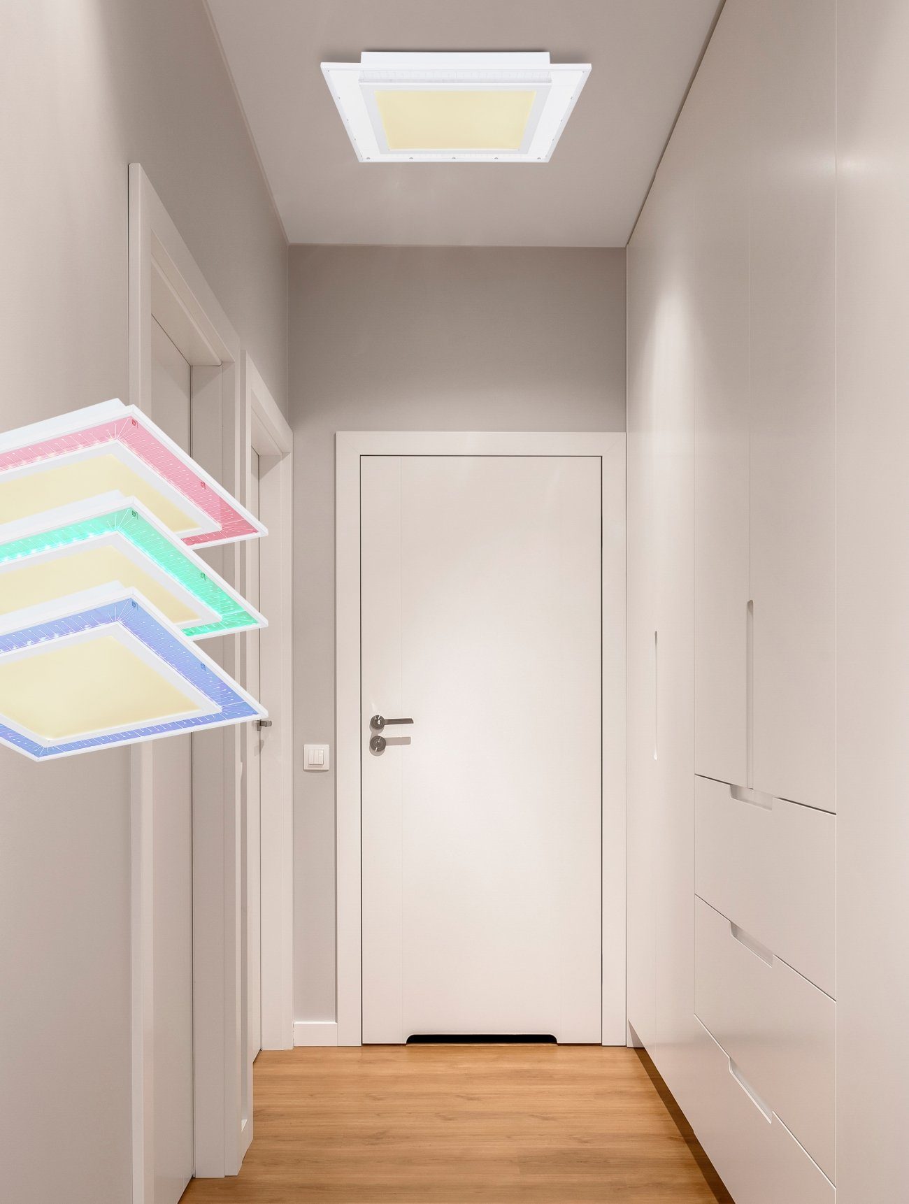 Deckenleuchte Schlafzimmer Deckenlampe Wohnzimmer dimmbar LED Globo GLOBO Deckenleuchte