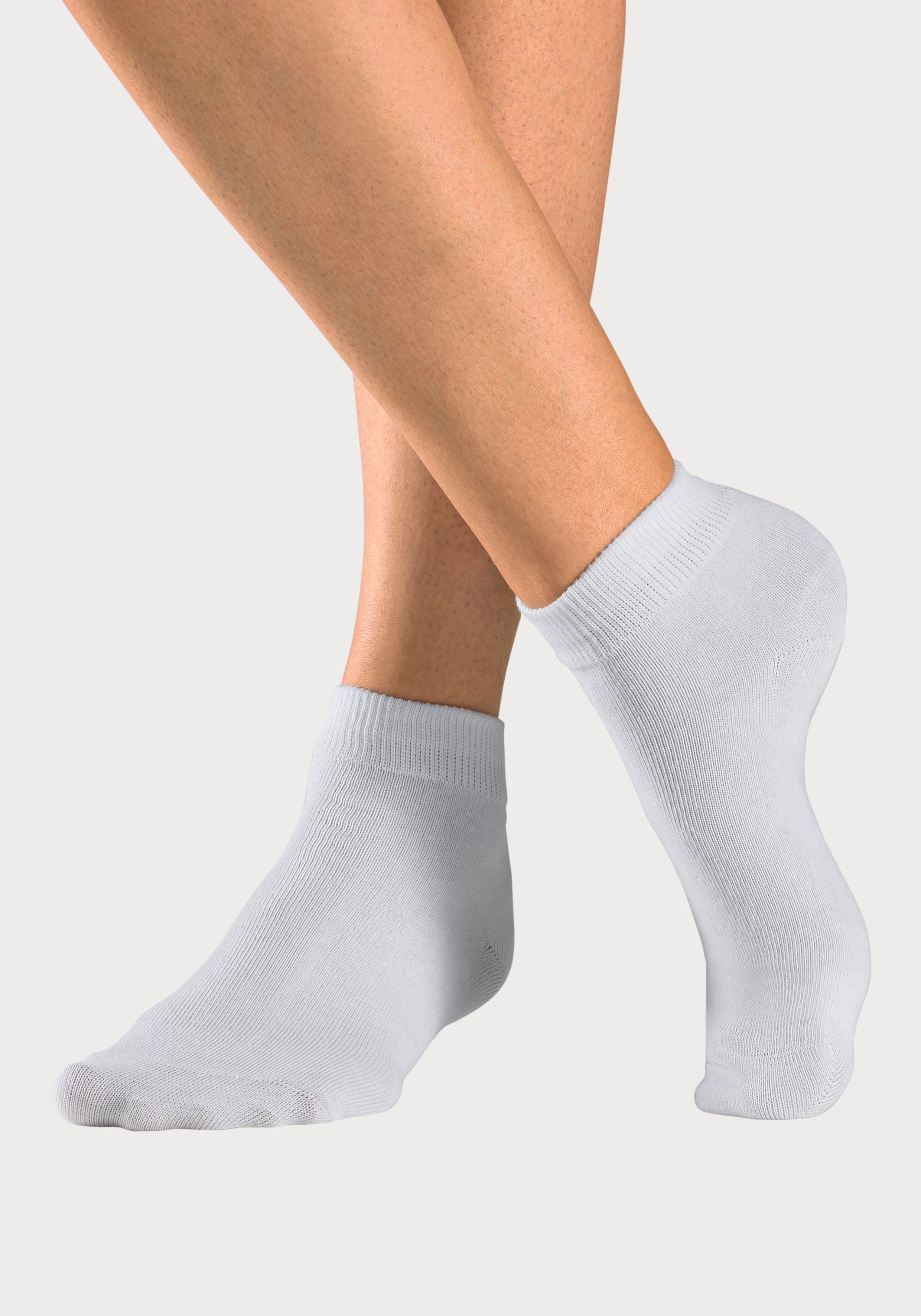 H.I.S Kurzsocken Damen Herren Kurzschaft Socken (Packung, 10-Paar, Großpackung 35-38 bis 43-46) mit eingestrickten Symbolen, leicht zum sortieren – Bild 3 von 5