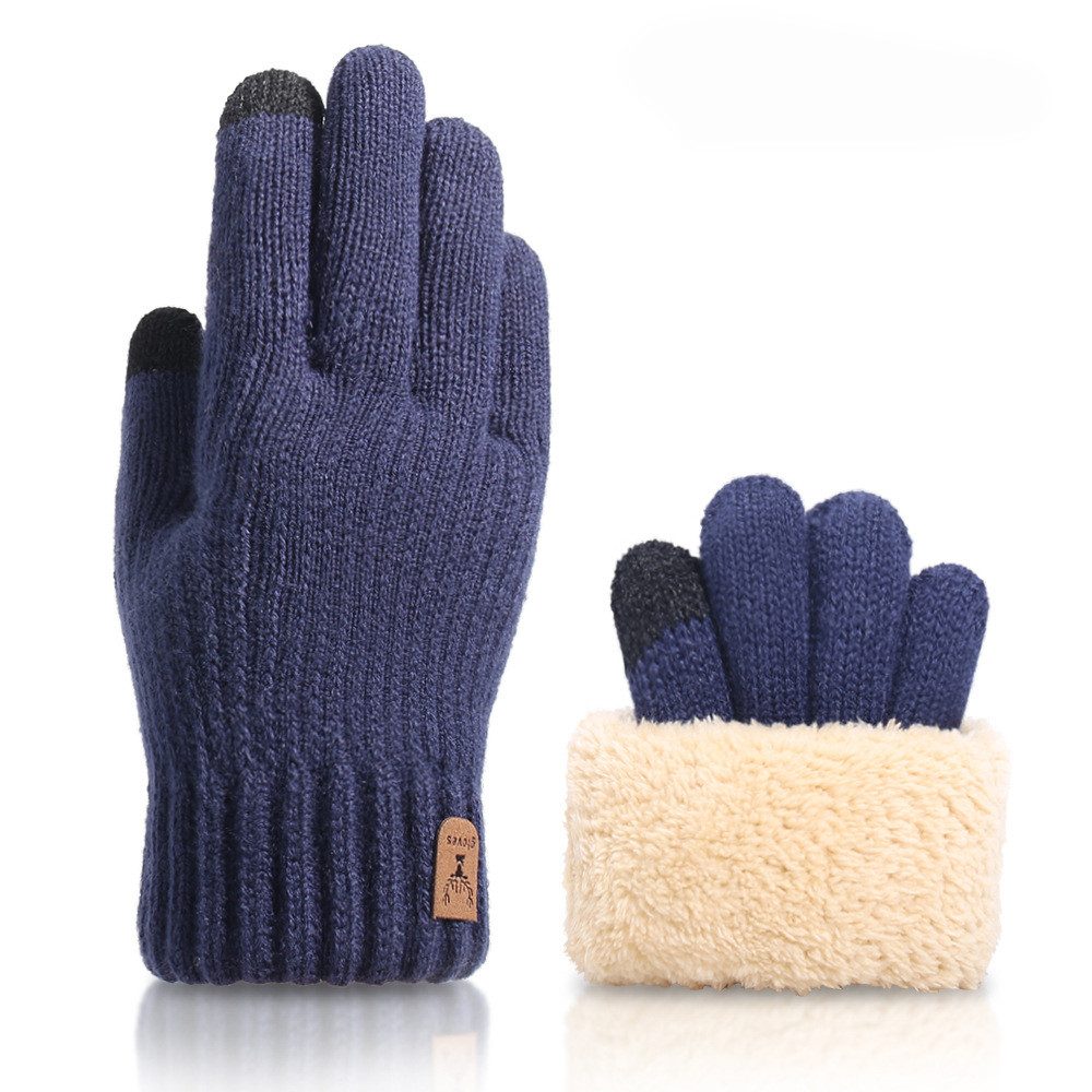 Bextsrack Strickhandschuhe Touchscreen Warme Strickhandschuhe Thermohandschuhe Outdoor Winter Geschenke für Herren und Damen