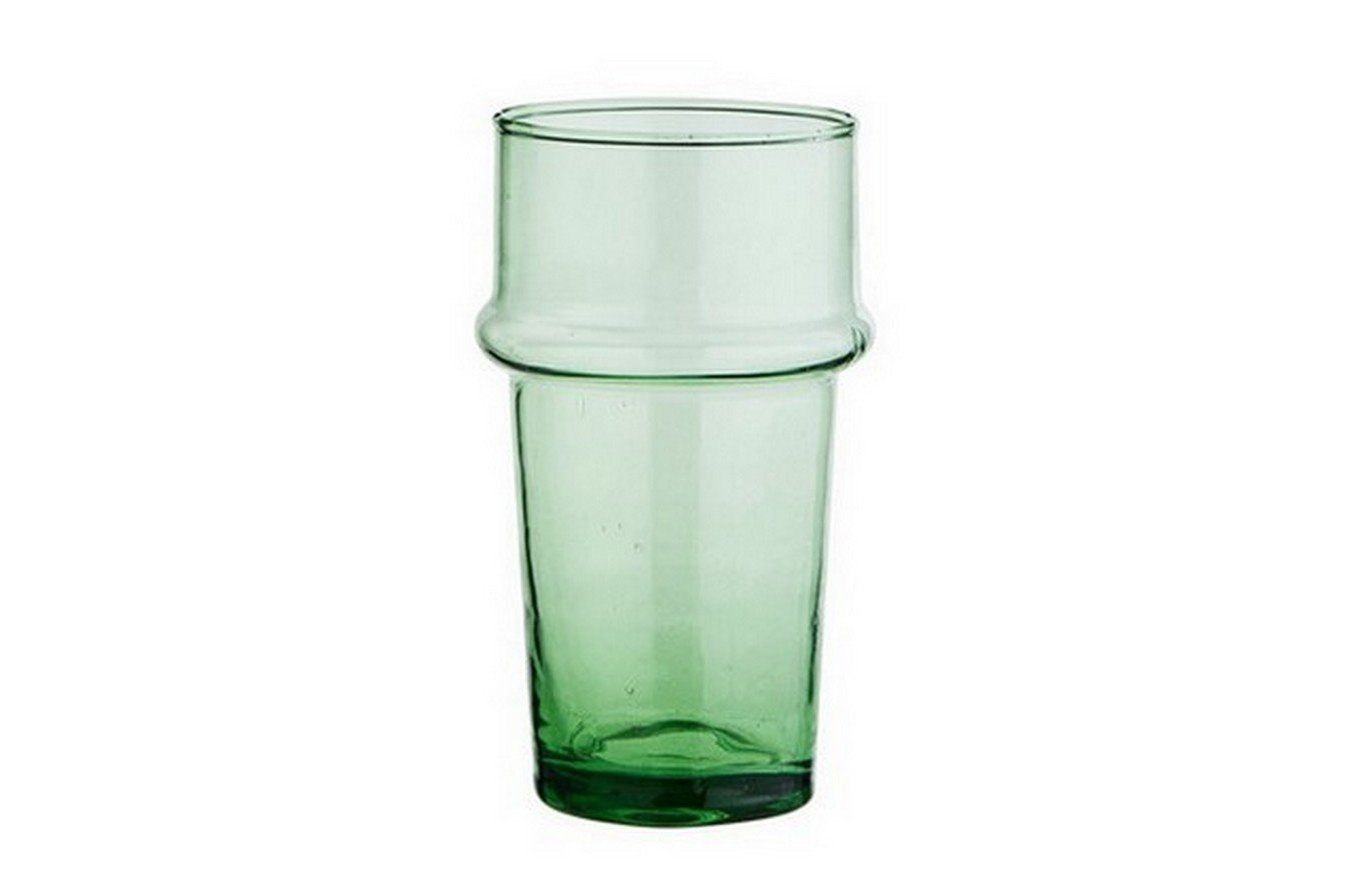 Madam Stoltz Aufbewahrungsbox Wasserglas Maroc grün 20 cl