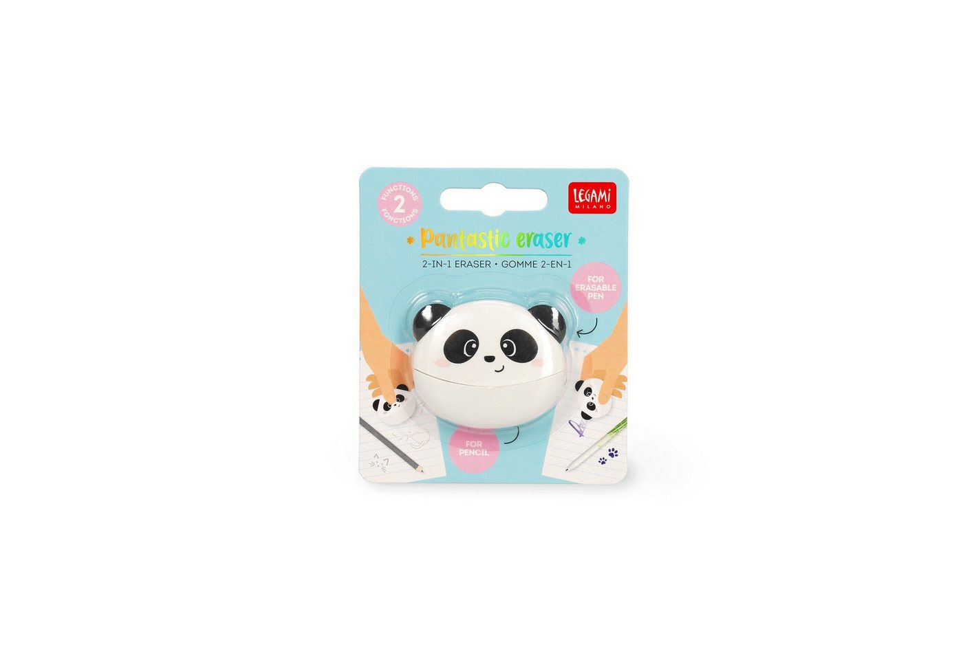 Thumbnail - Legami Radiergummi LEGAMI 2-in-1-Radiergummi - Pantastic Eraser - PANDA
