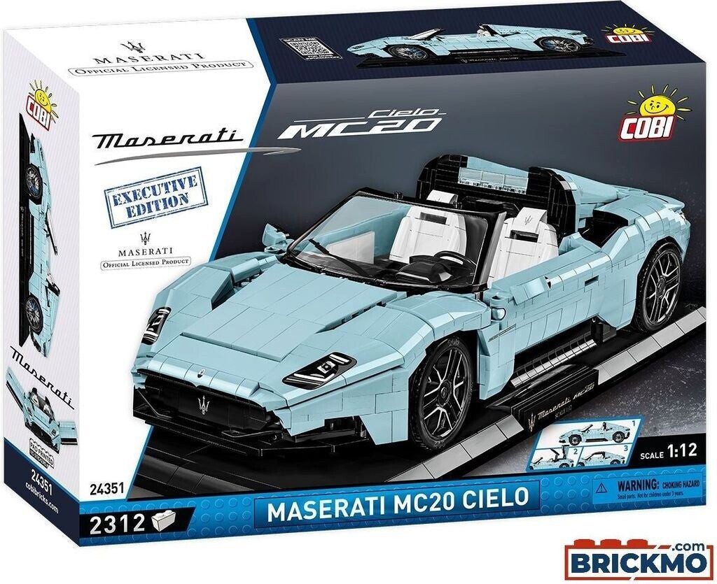 COBI Spiel COBI Maserati MC20 Cielo PrimaSerie Exclusive Ed. Bausatz 2312 Teile