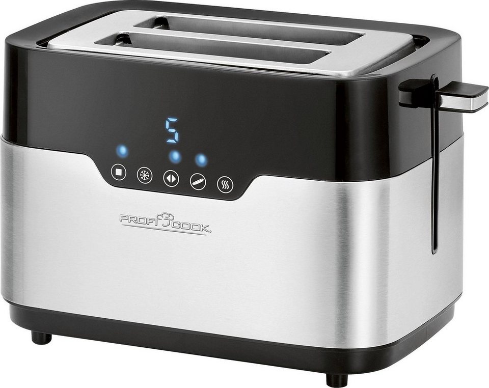 Toaster COOK 4 YOU weiss mit Brötchenaufsatz 700 Watt 2 Scheiben Krümelschublade