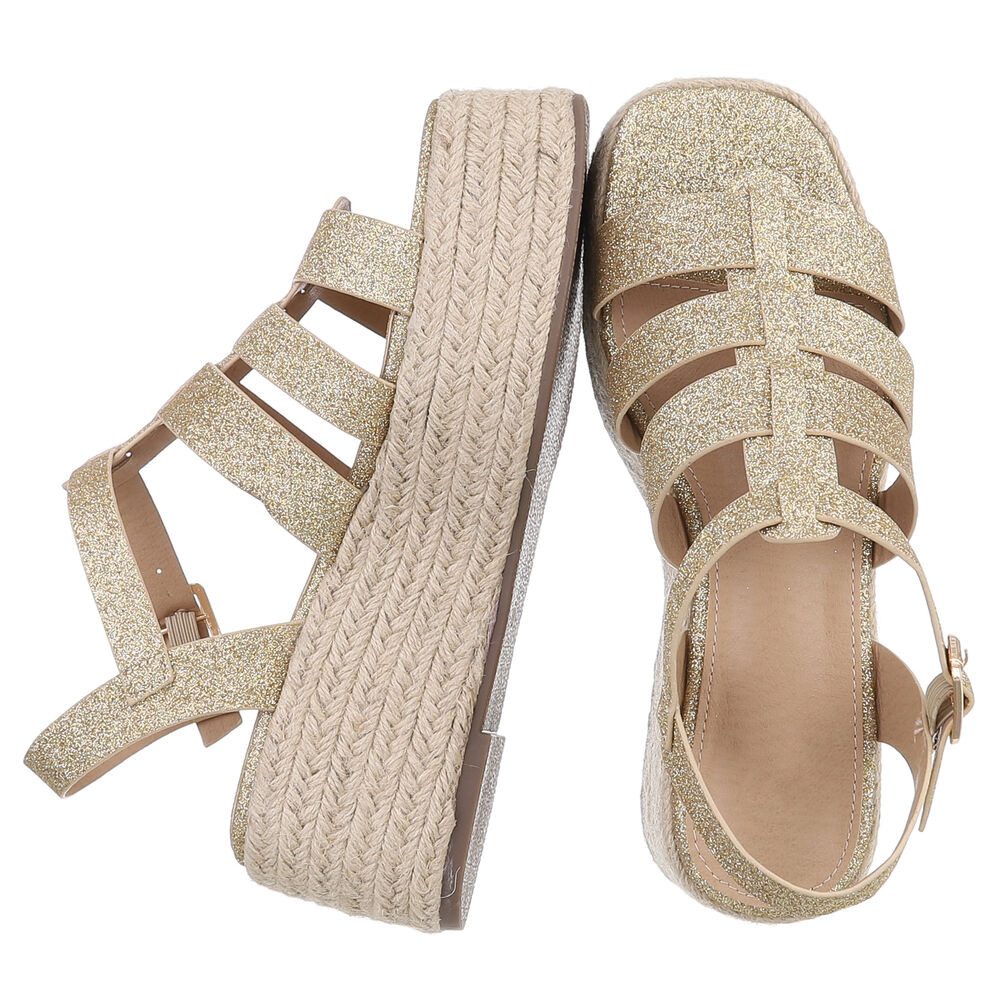 Ital-Design Moderne Plateau-Sandaletten für Damen – ideales Sommer-Design P günstig online kaufen