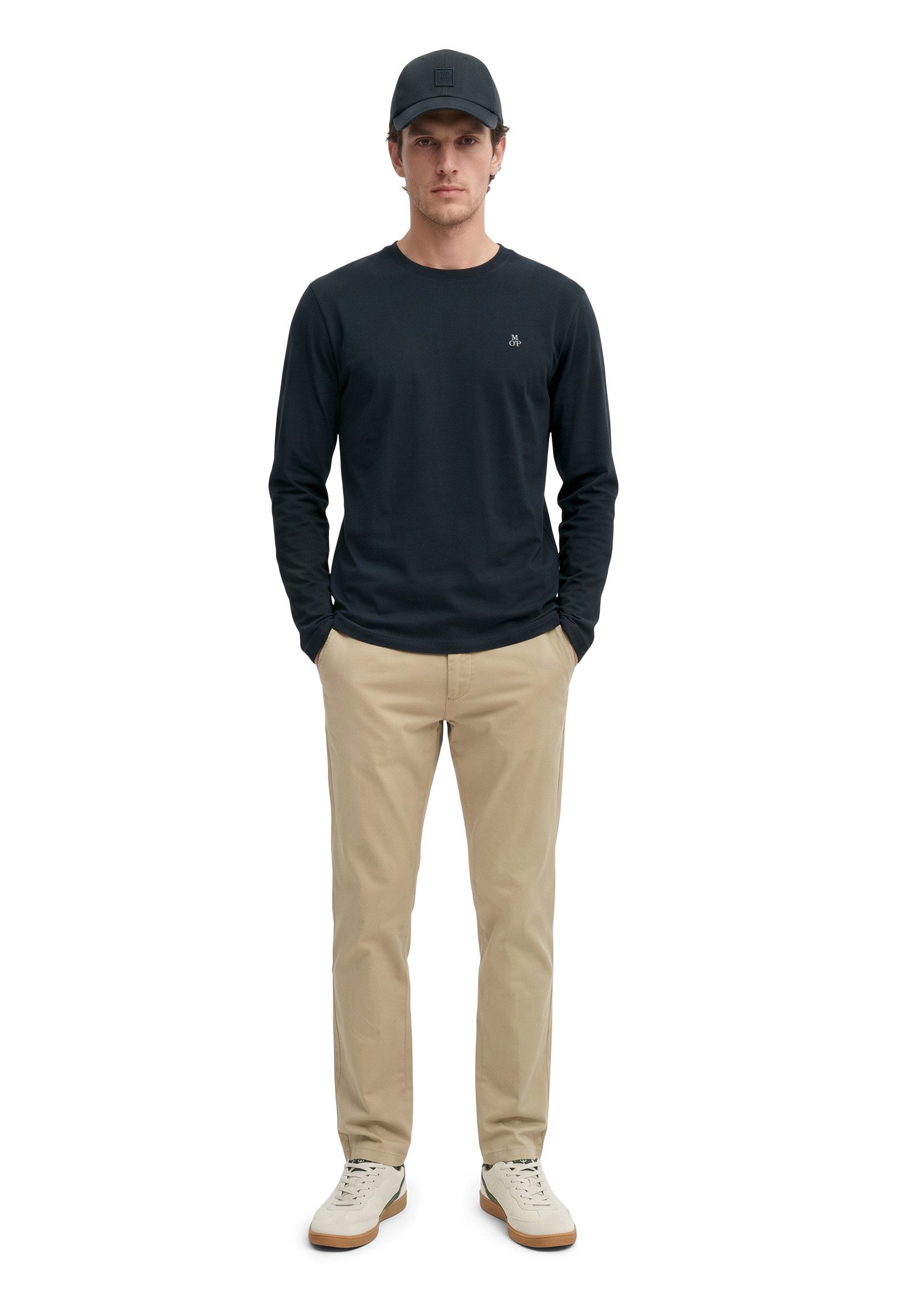 Marc O'Polo Langarmshirt aus reiner Bio-Baumwolle – Bild 5 von 5