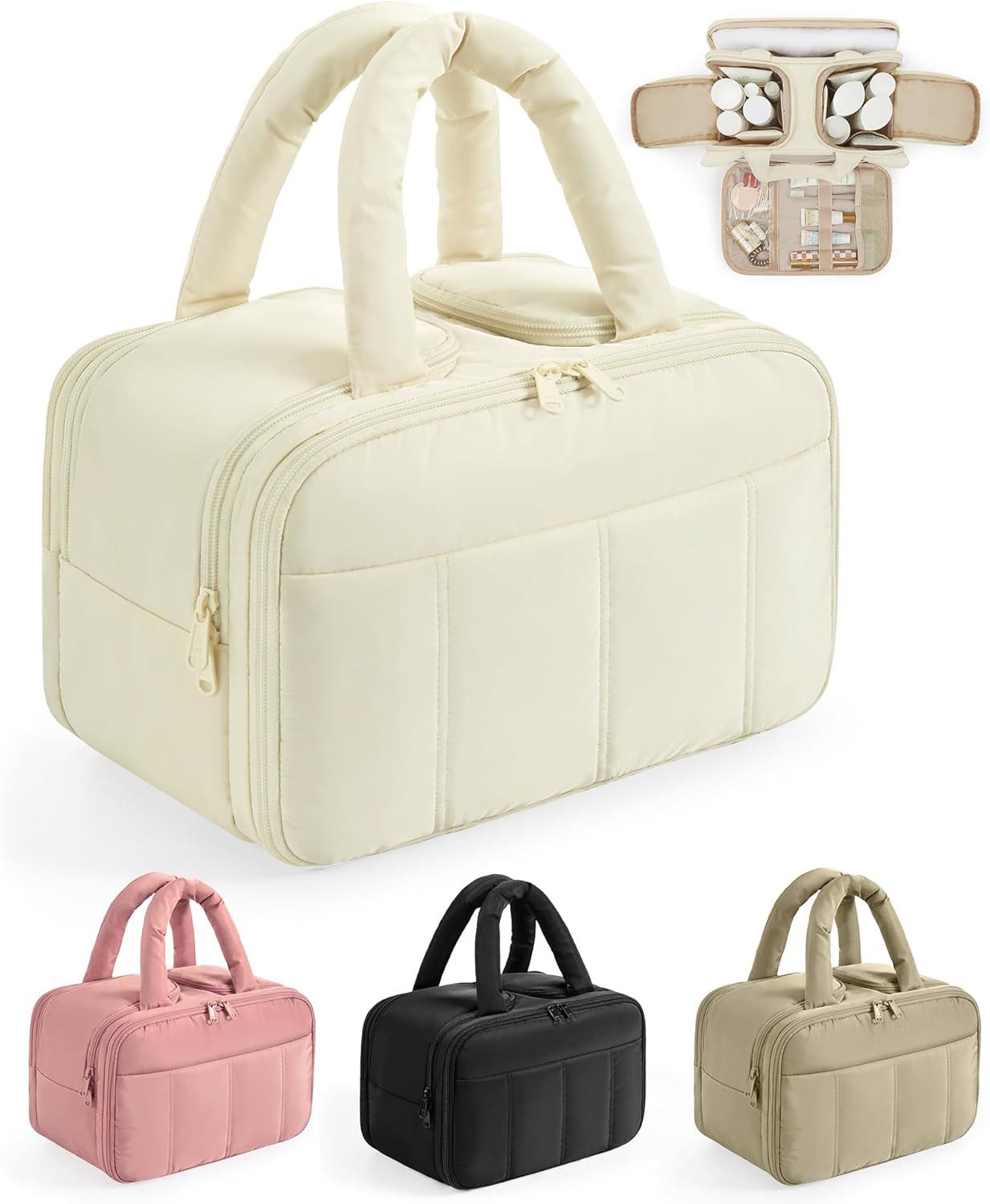 Bextsrack Kosmetiktasche Kulturbeutel Kulturtasche damen, Kulturbeutel herren, Große, Waschtasche Reise-Kulturtasche