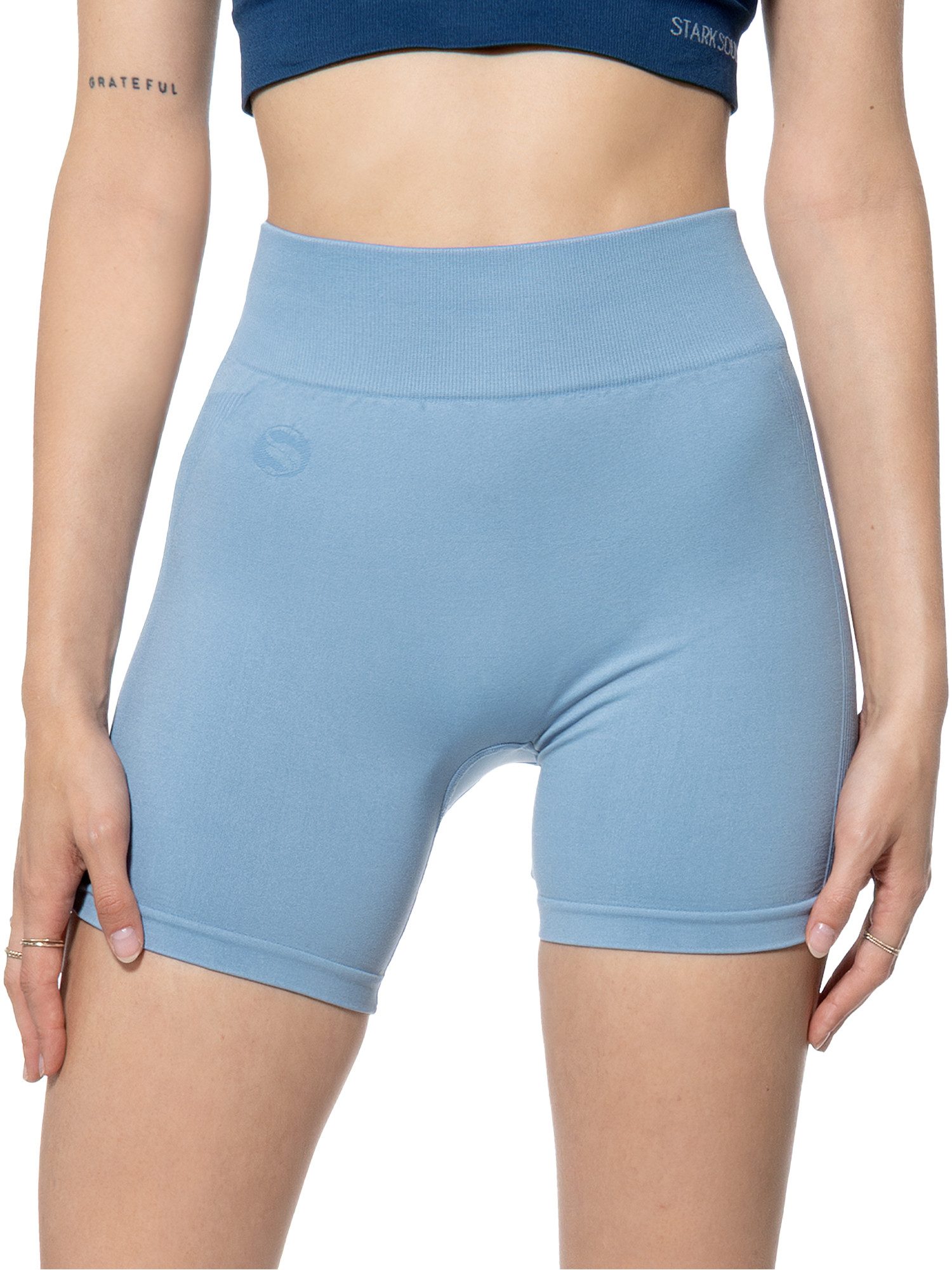 Stark Soul® Trainingsshorts Seamless kurze Leggings OPAQUE in Unifarben