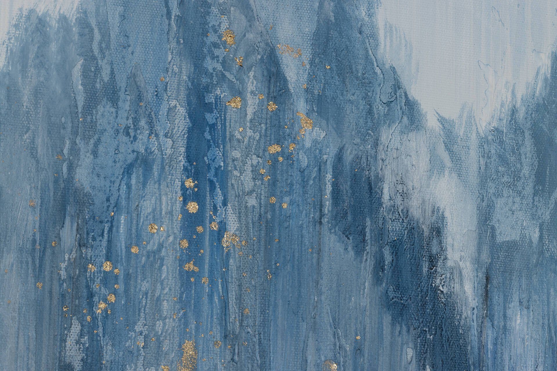 60x60 HANDGEMALT KUNSTLOFT Gemälde cm, Wohnzimmer Wandbild Night 100% Cover of Under Leinwandbild