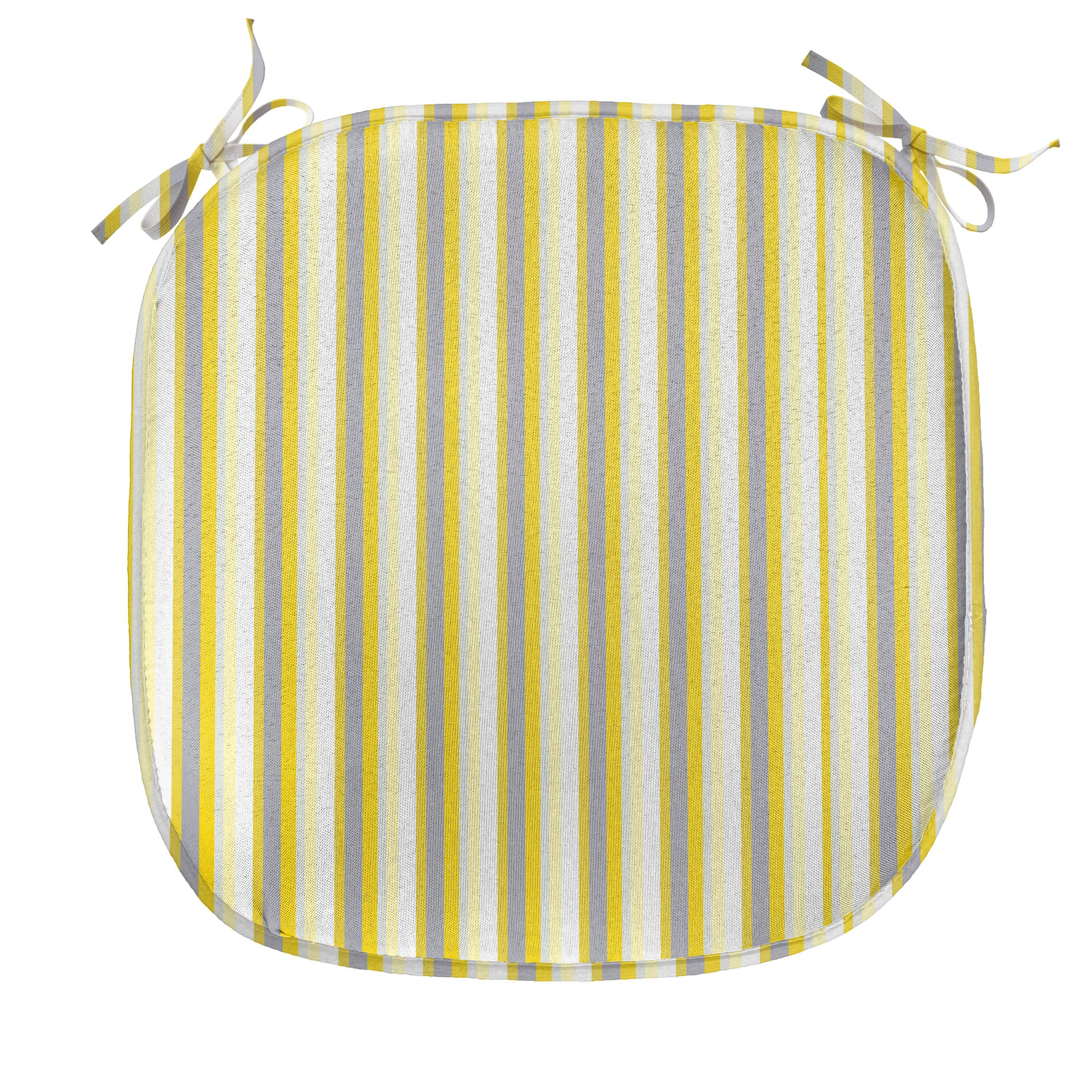 Stuhlkissen Dekoratives wasserfestes Kissen mit Riemen für Küchensitze