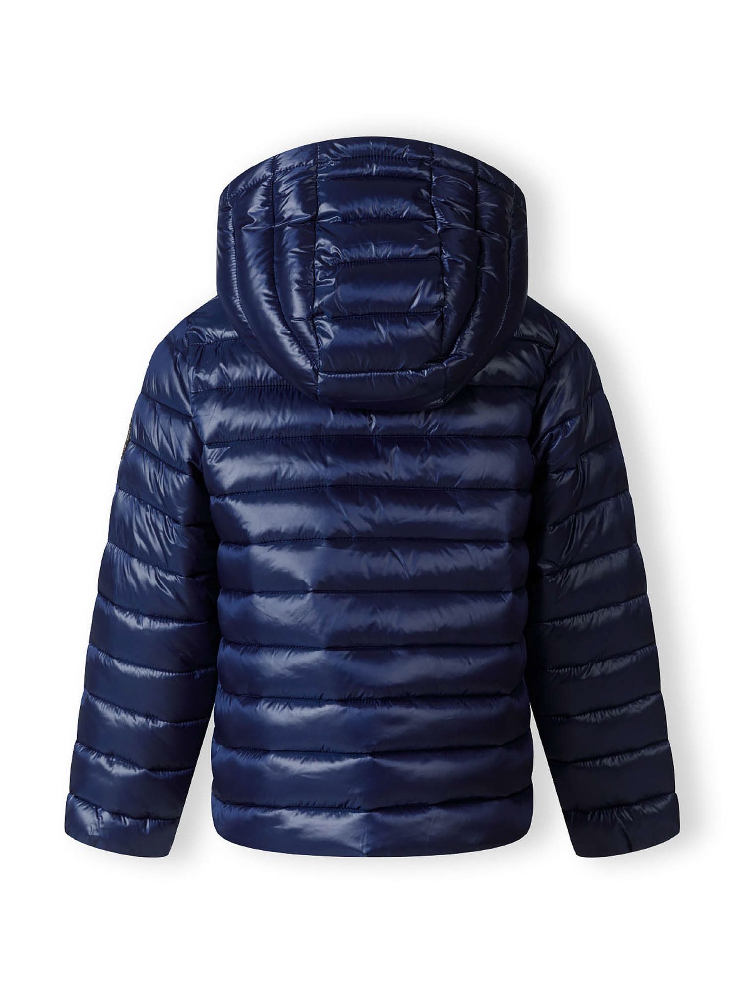 MINOTI Winterjacke Steppjacke mit Kapuze, im Metallic-Look Metallic-Look, trendiger Aufnäher, feste Kapuze