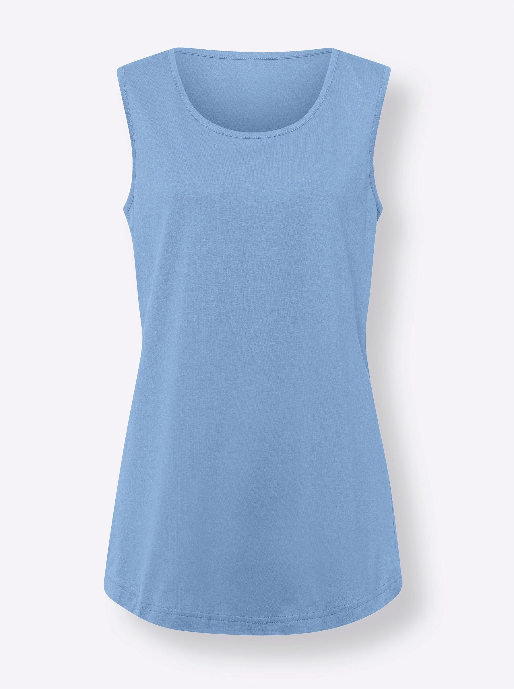 Sieh an! Shirttop Doppelpack Tops Ärmellos (2-tlg)