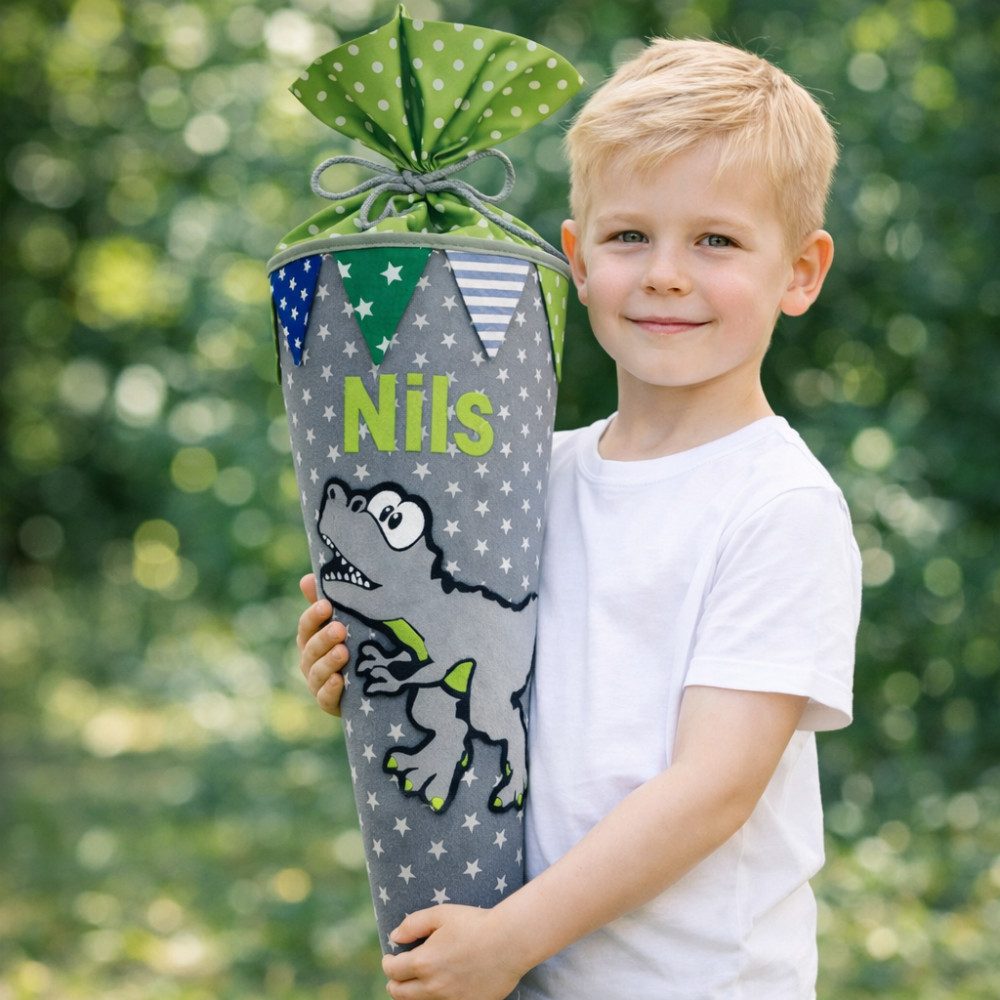 windeltou - MACH DEINS DRAUS Schultüte Stoffschultüte – Zuckertüte aus Stoff 35, 70 o. 85 cm, nachhaltig