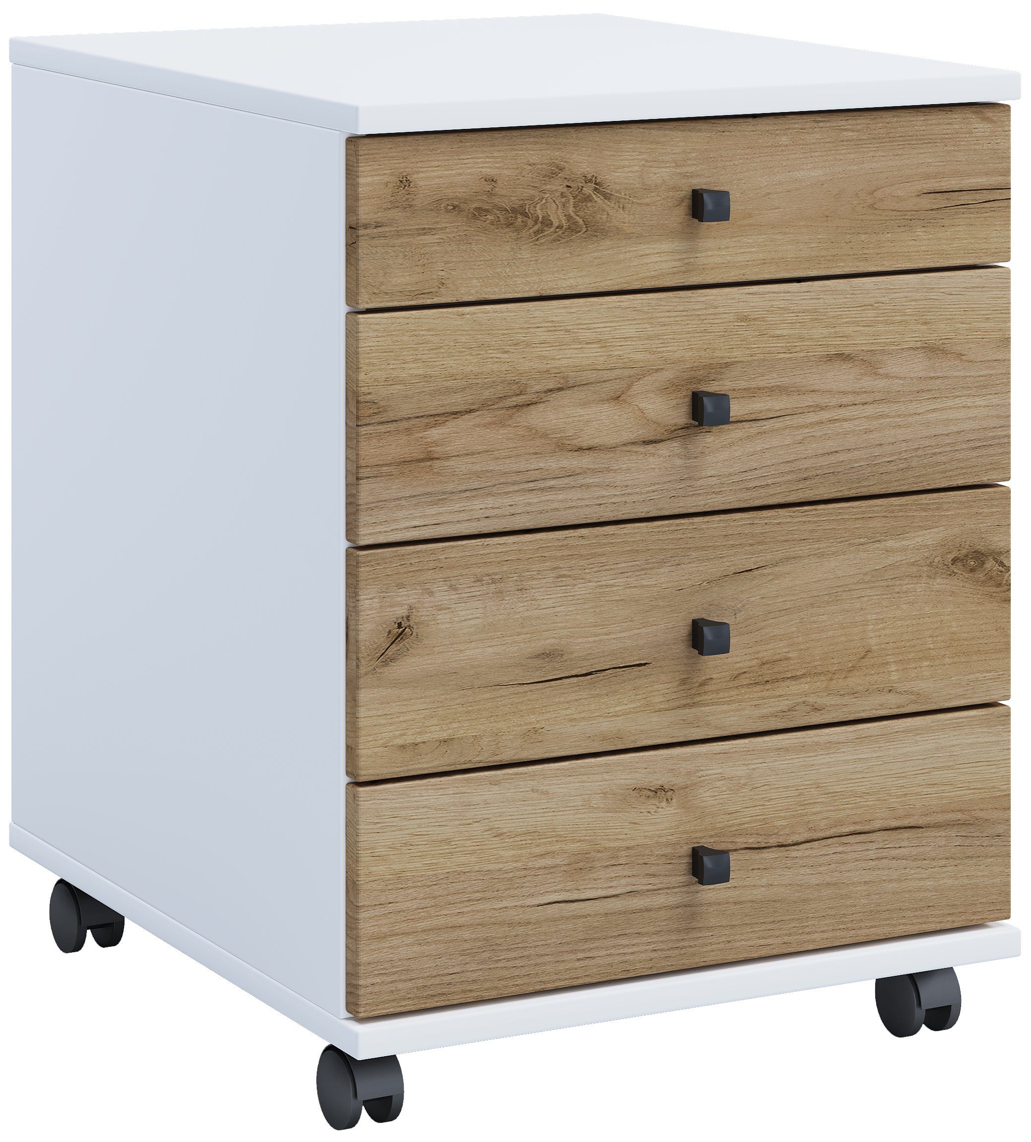 VCM Rollcontainer Rollcontainer Bürocontainer Schublade Lona 50 cm