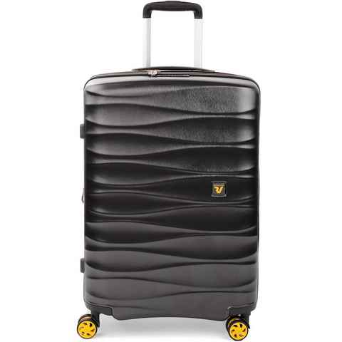 RONCATO Hartschalen-Trolley Stellar, 64 cm, 4 Rollen, Reisegepäck Aufgabegepäck Volumenerweiterung Koffer mittel