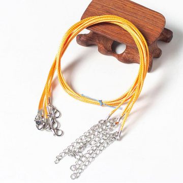 Kunstharz.Art Ketten-Set Halsketten in verschiedenen Farben (10 Stück)