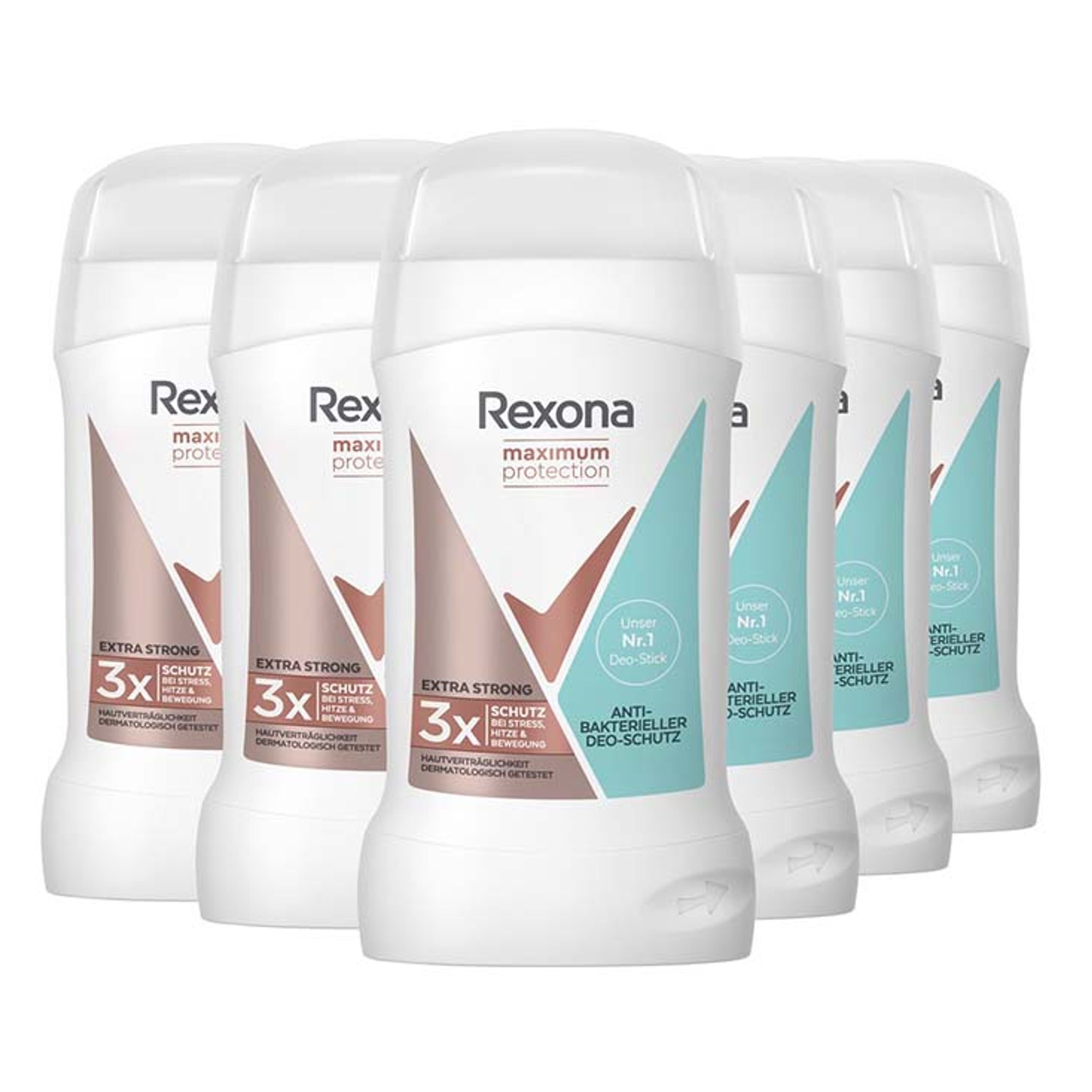 Rexona Deo-Set Maximum Protection Anti-Transpirant Deo Stick Deodorant 6x 40ml