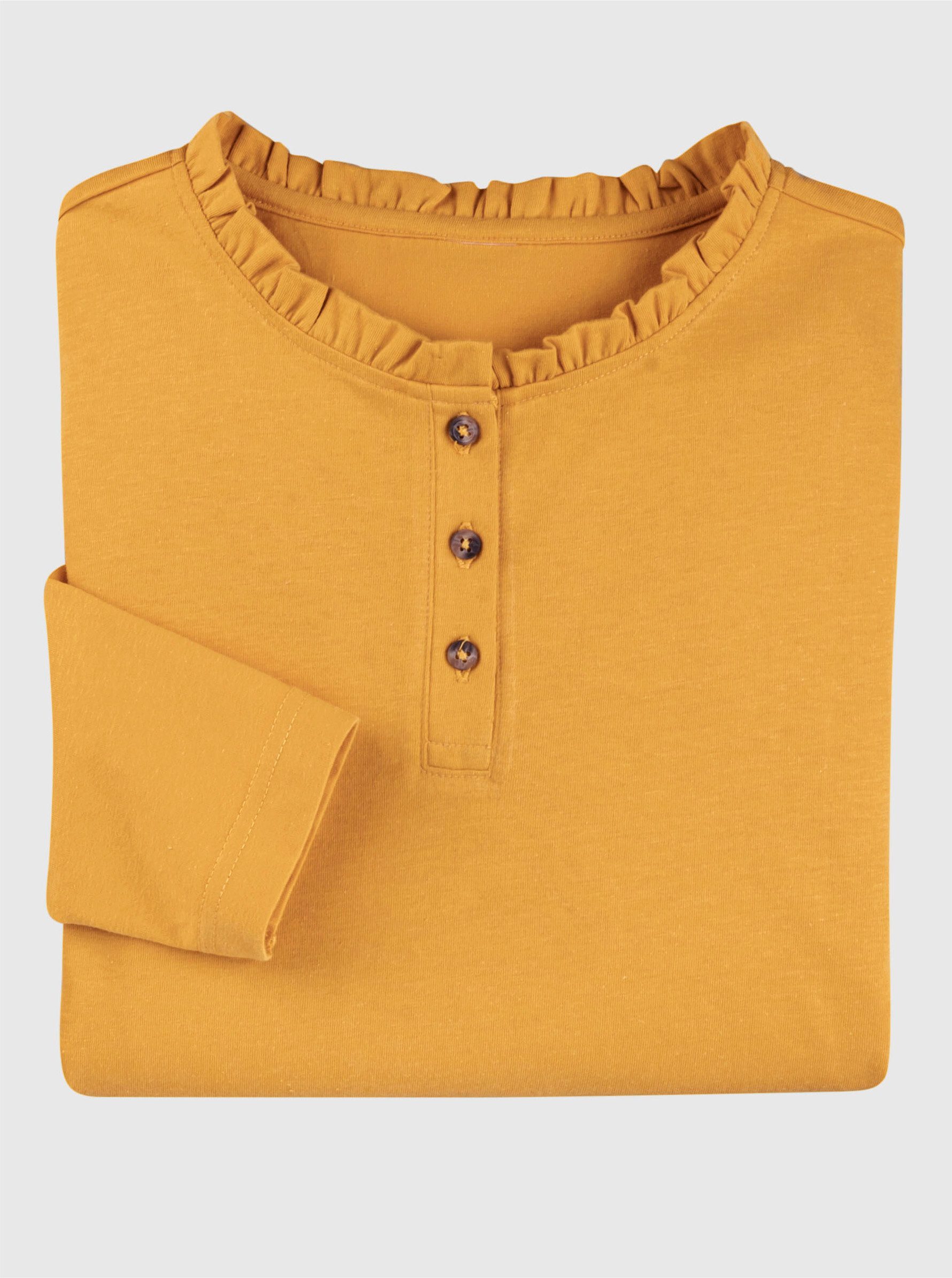 Sieh an! T-Shirt Langarm-Shirt Langarm
