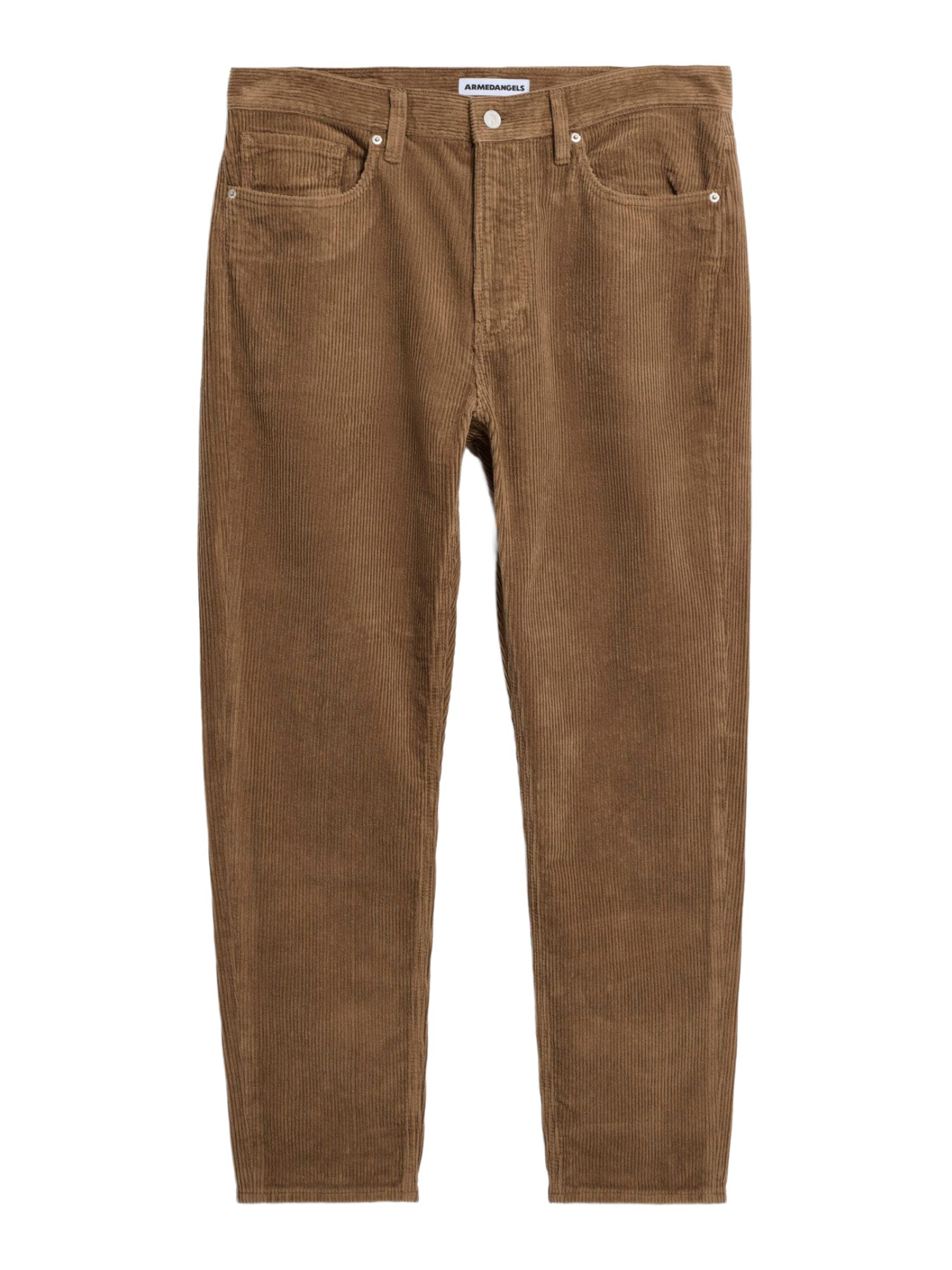 Armedangels Stoffhose braun,Casual,Baumwolle,Unifarben,Regular Fit,Mittel