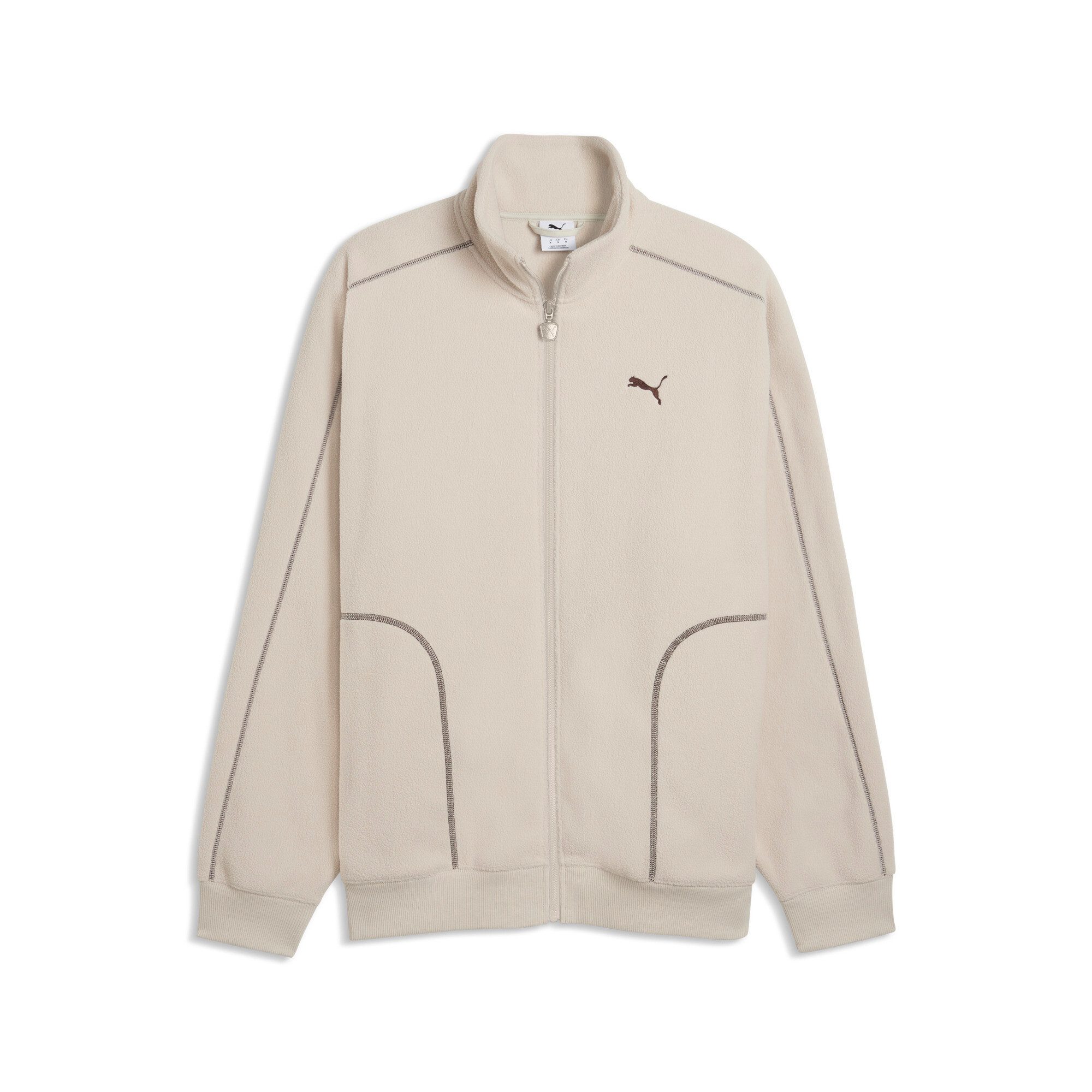 PUMA Trainingsjacke ESS ELEVATED RELAXED WINTERIZED TRACK JACKET mit Eingrifftaschen, Relaxed Fit