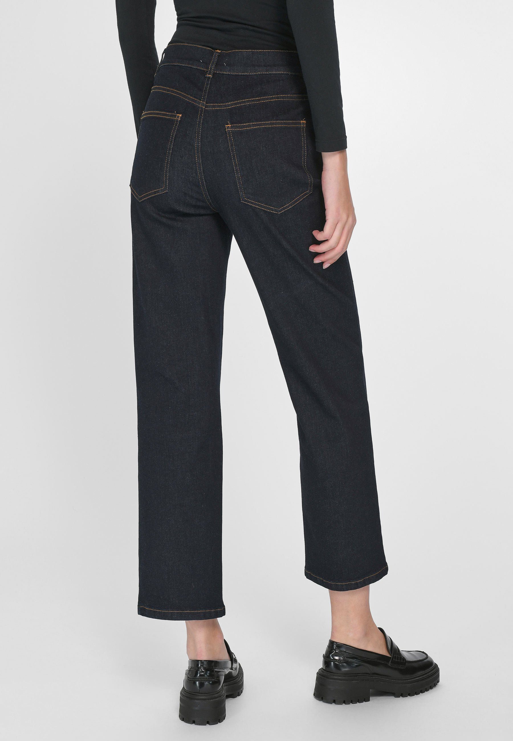 Cotton WALL 5-Pocket-Jeans modernem Design dunkelblau mit London