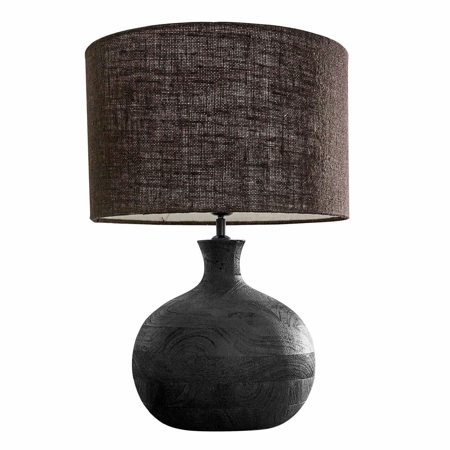 Mirabeau Tischleuchte Tischlampe Sarivaux schwarz günstig online kaufen