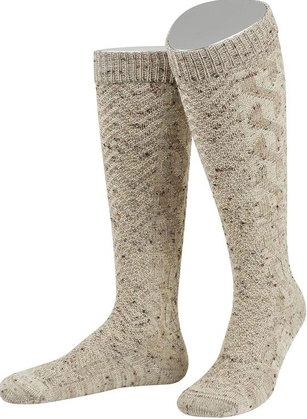 Steinnacher Bärbel Trachtensocken Trachtenkniebundstrümpfe Eddy mittelbeige günstig online kaufen