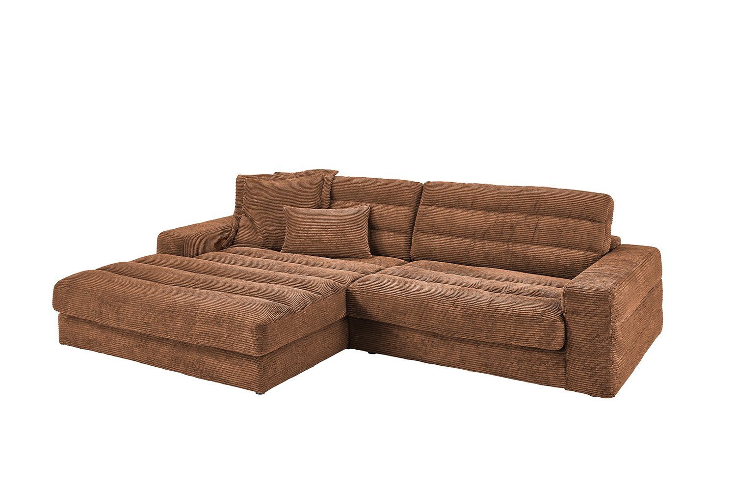 Sofa rechts Größen Recamiere Farben LANA, Ecksofa und od. versch. links Cord versch. KAWOLA