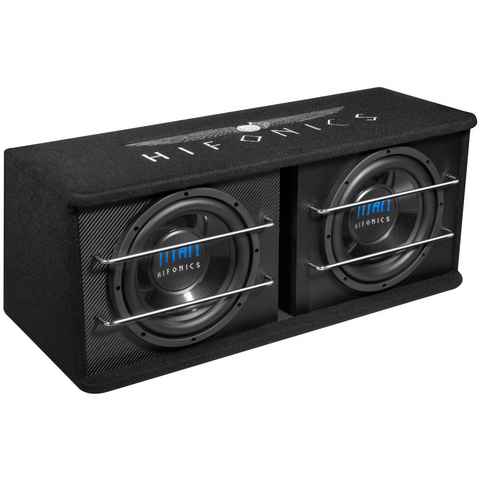 Hifonics Dual Bassreflex Gehäuse-Sub TD-250R Auto-Subwoofer (600 W)