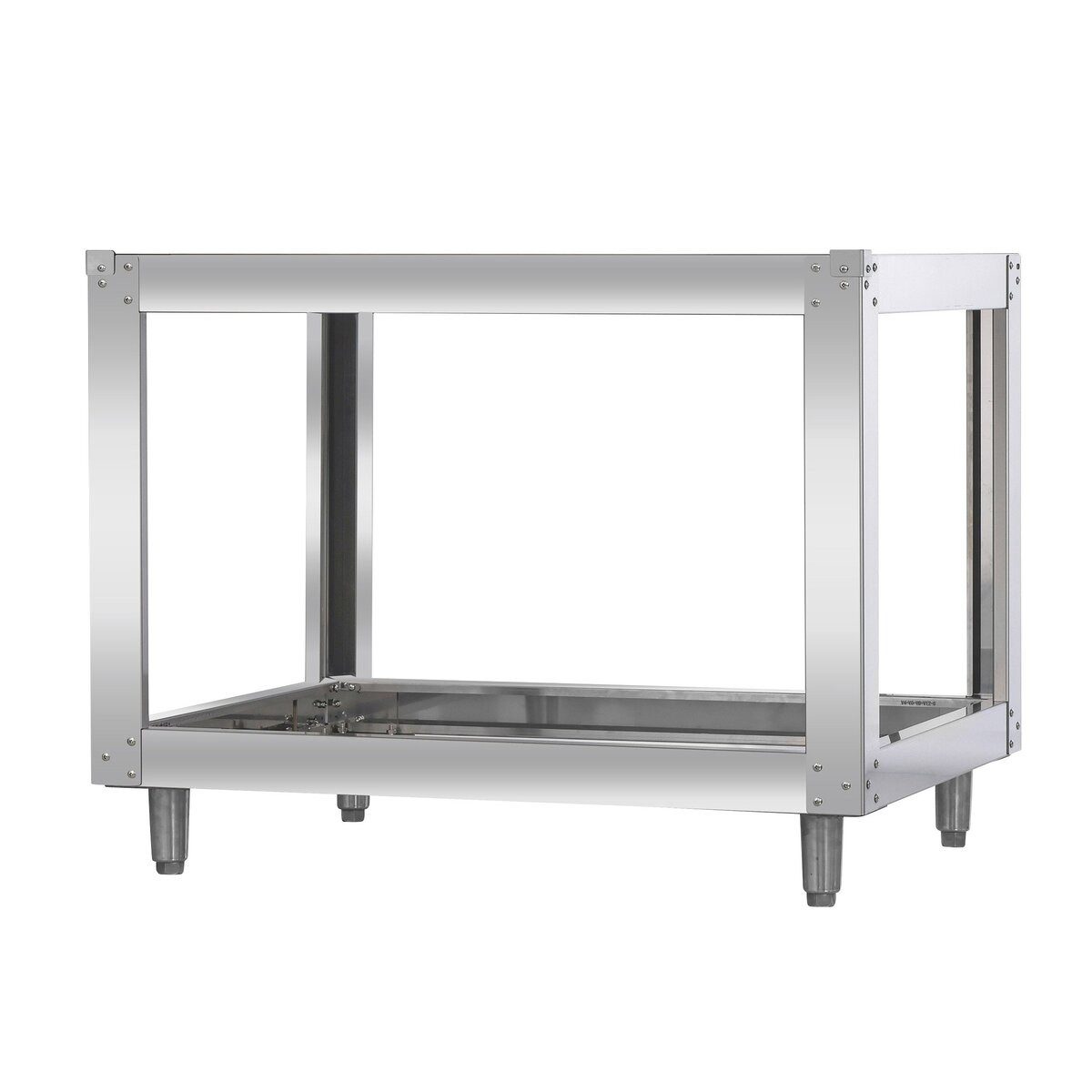 GastroHero Gasgrill Untergestell Edelstahl für Pizzaofen ECO PZO-ECO6L mit Ablage, Edelstahl, mit Zwischenboden, für Pizzaofen ECO
