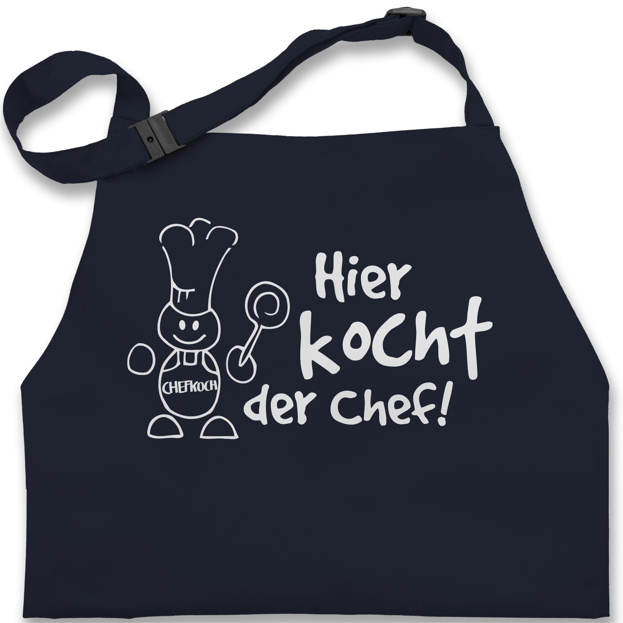 Shirtracer Kochschürze Hier kocht der Chef, (1-tlg), Kochschürze