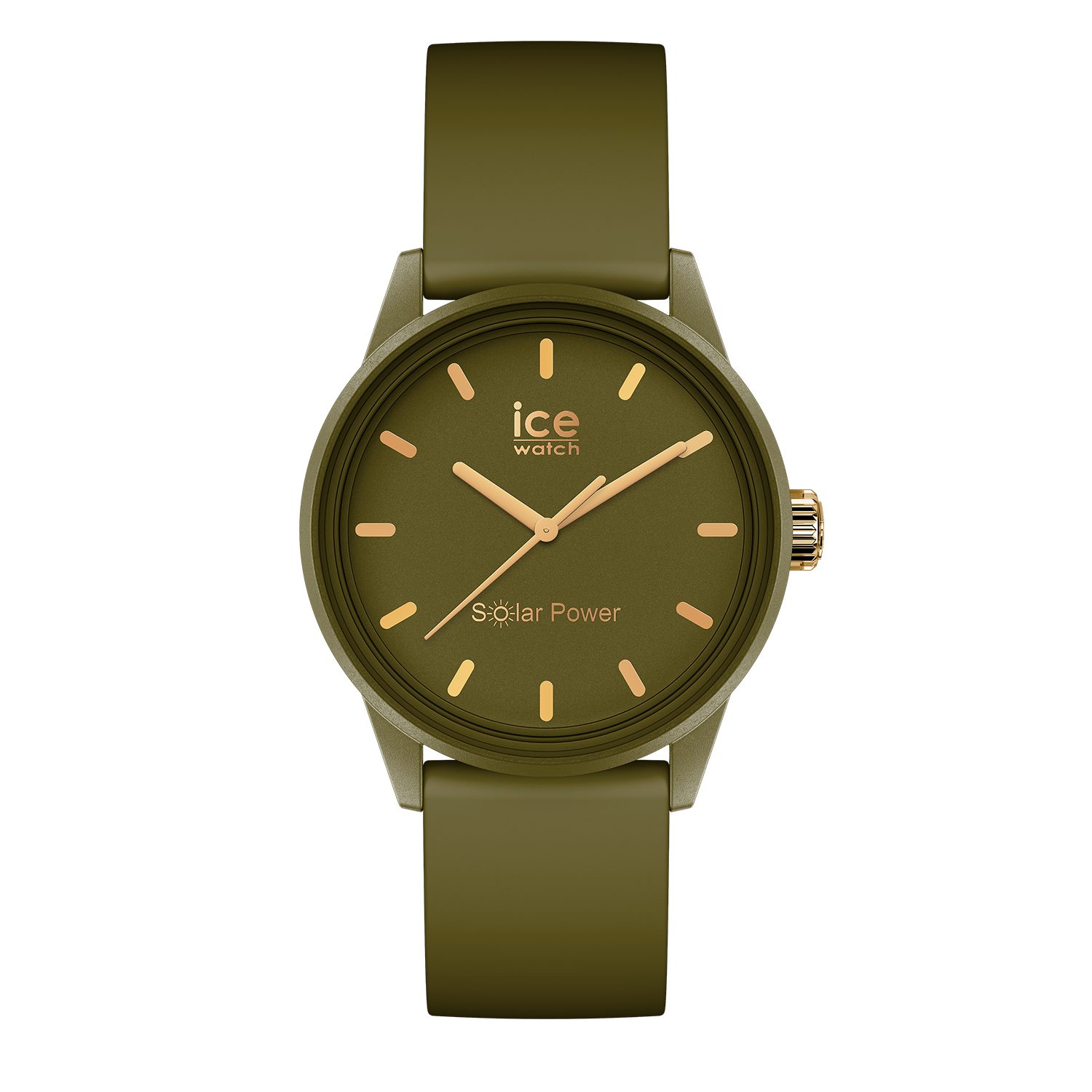 ice-watch Solaruhr Ice-Watch Damenarmbanduhr ICE solar power 020655 Khaki, (1-tlg)