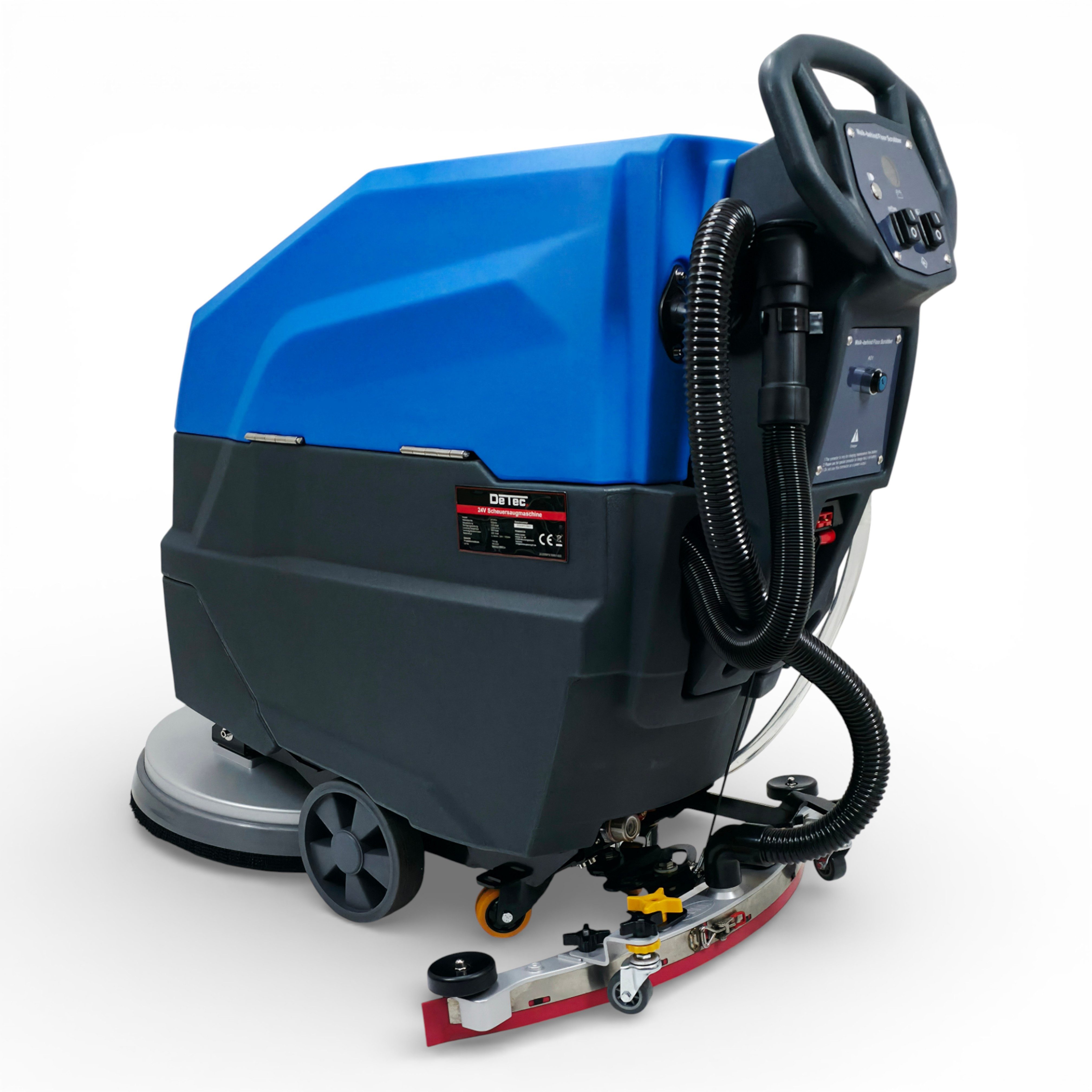 DeTec. Hartbodenreiniger Nachläufer Scheuersaugmaschine Gewerbe DT-FS1 – 24V Li-Ionen-Akku, 500 W, Bodenreinigungsmaschine mit 53 cm Arbeitsbreite – Bild 5 von 5