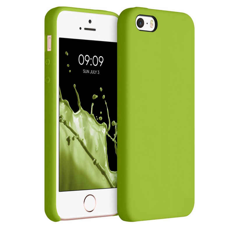 kwmobile Handyhülle Hülle für Apple iPhone SE (1.Gen 2016) / 5 / 5S, Hülle Silikon gummiert - Handyhülle - Handy Case Cover