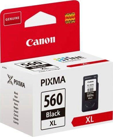 Canon PG-560XL Tintenpatrone (1-tlg., original Druckerpatrone 560 schwarz XL)