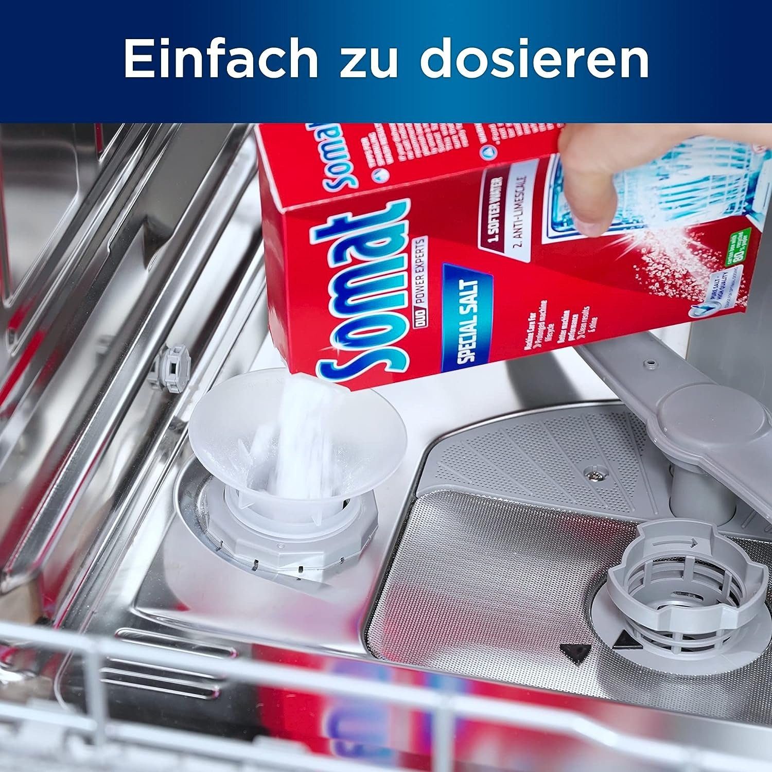 Somat Haushaltshobel Somat Spezial-Salz, 4er Pack (4 x 1.2 kg)